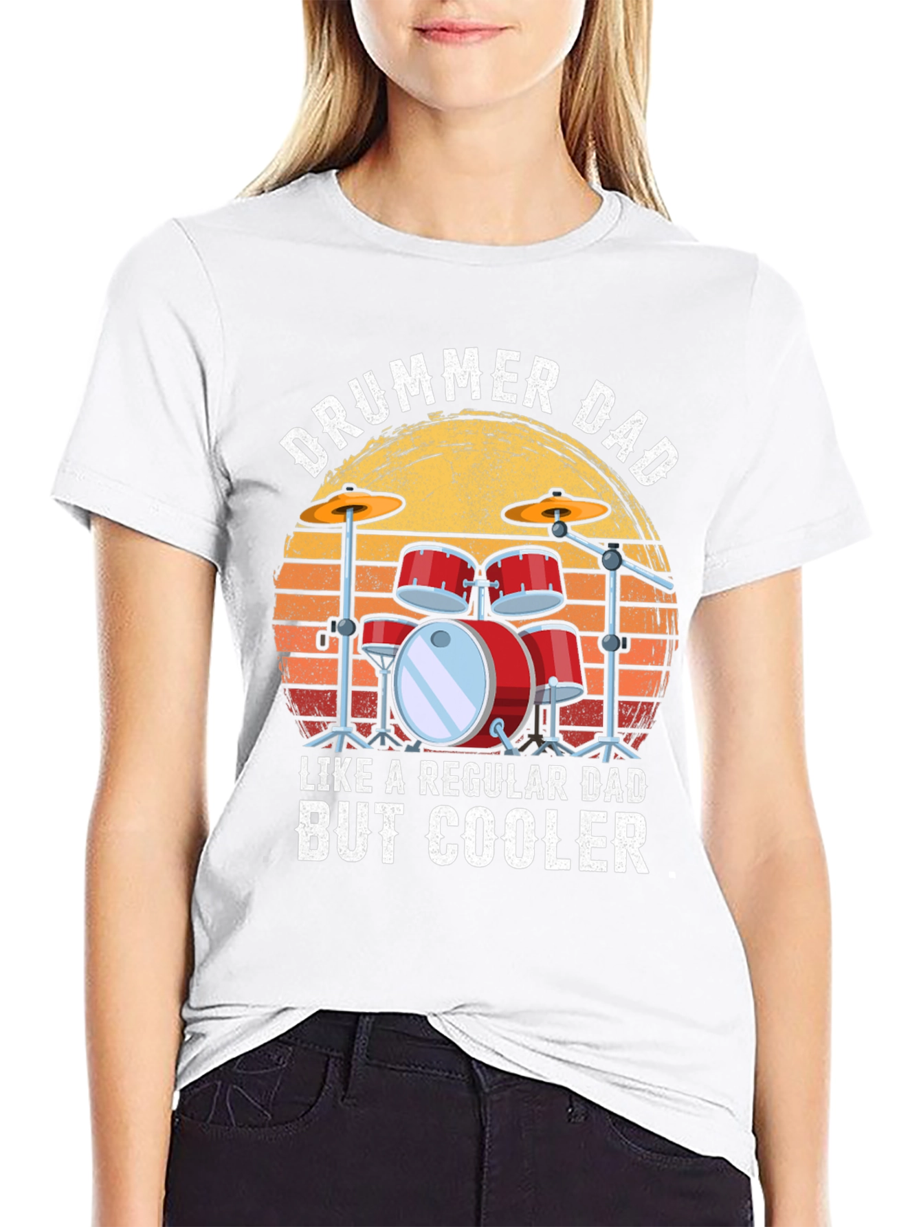 Drummer Dad T-Shirt - Cool Dad Gift