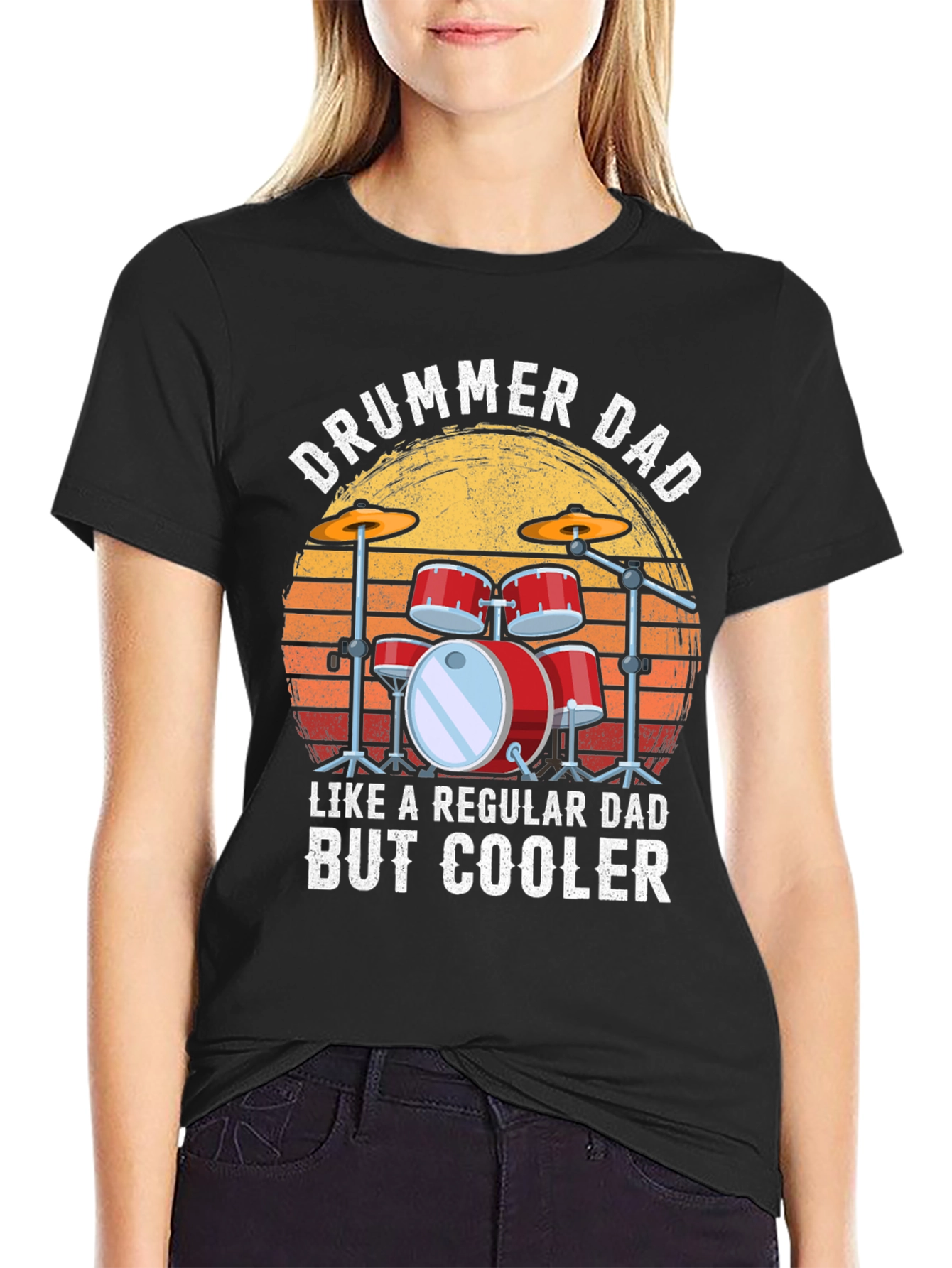 Drummer Dad T-Shirt - Cool Dad Gift