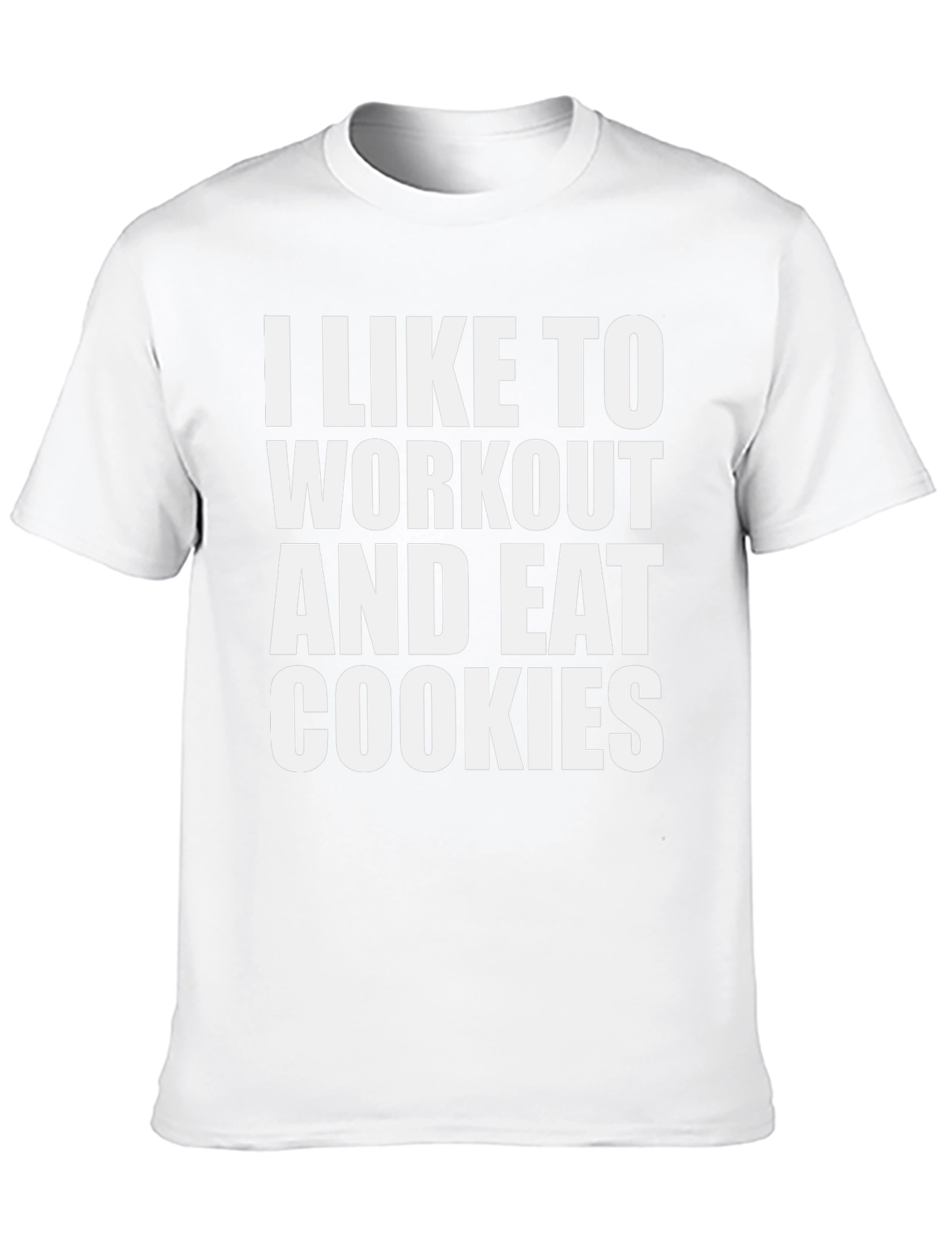 Workout & Cookies Black T-Shirt