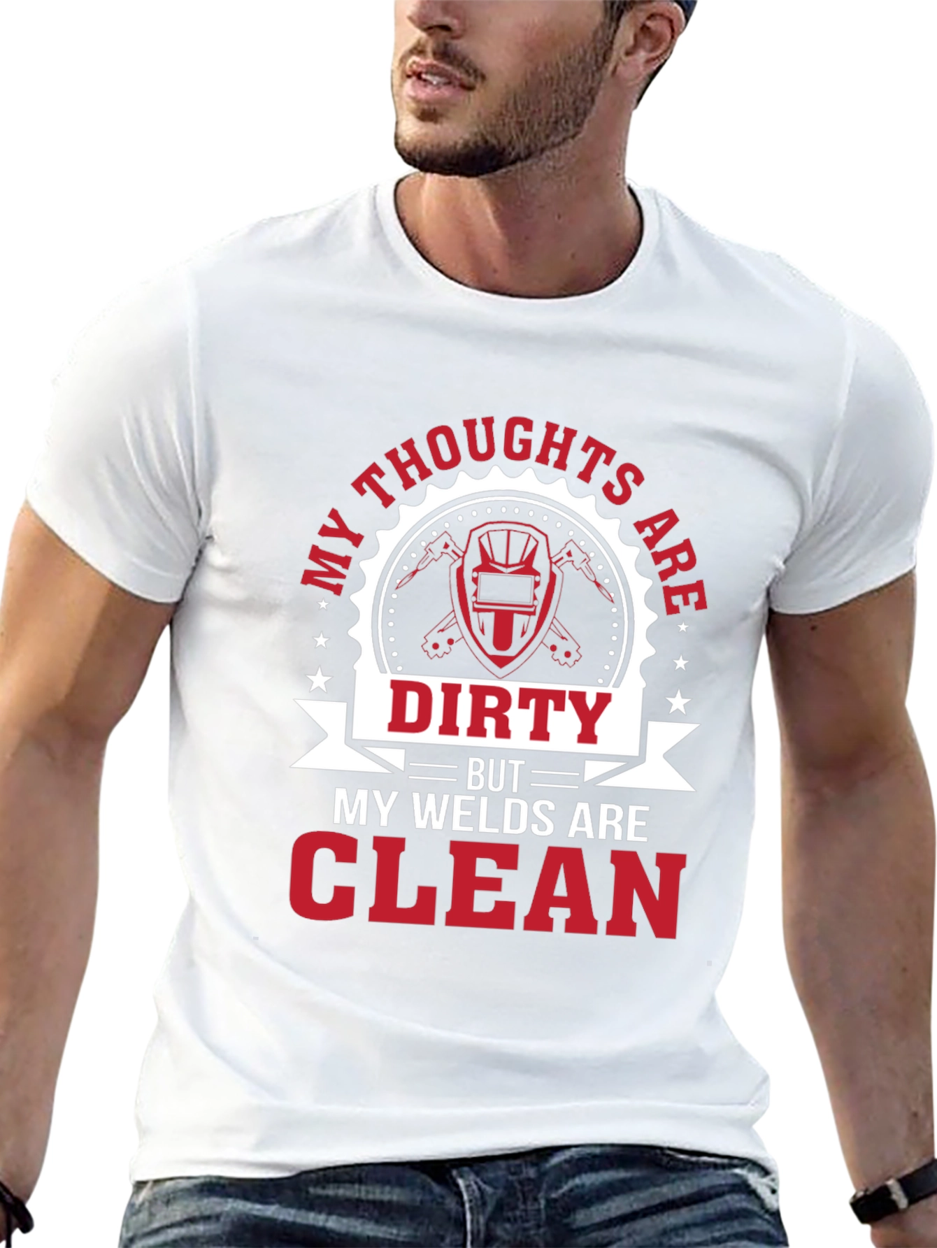 Dirty Thoughts Clean Welds Graphic Tee
