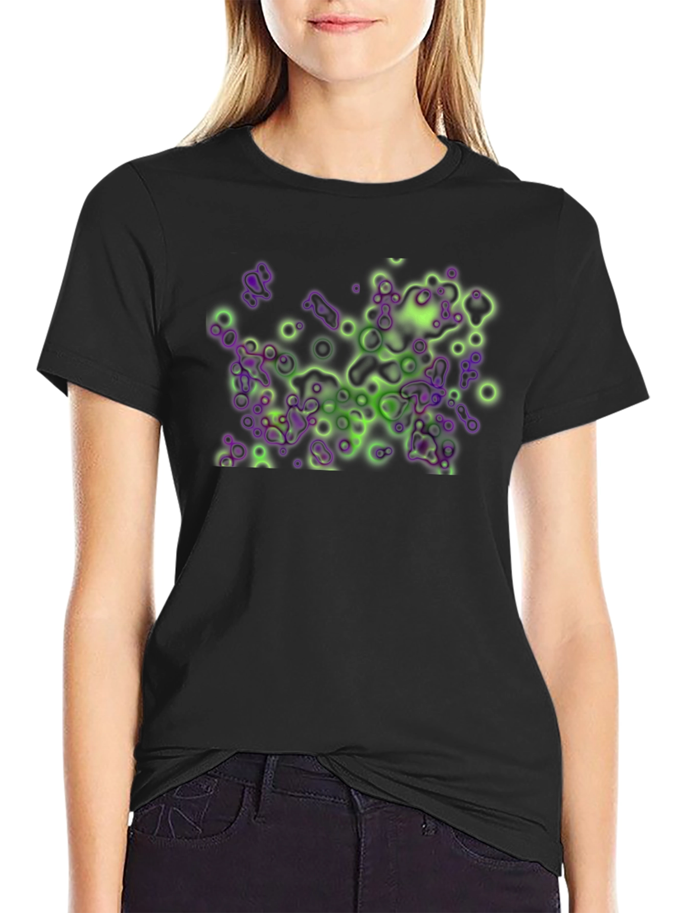 Neon Circles Graphic Tee