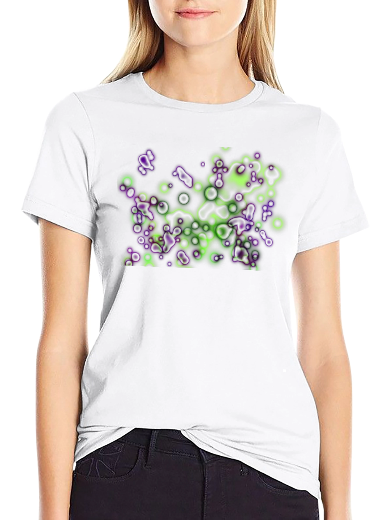 Neon Circles Graphic Tee