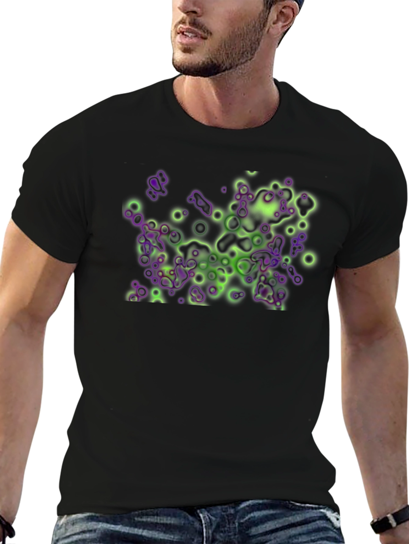 Neon Circles Graphic Tee