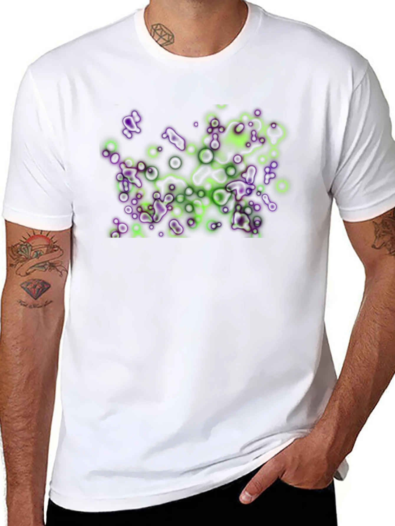 Neon Circles Graphic Tee