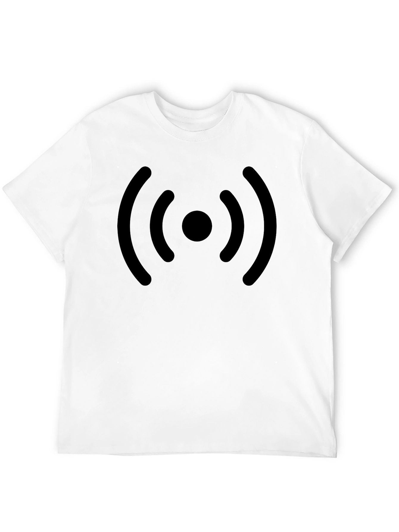 Wireless Signal Graphic T-Shirt - Modern Design