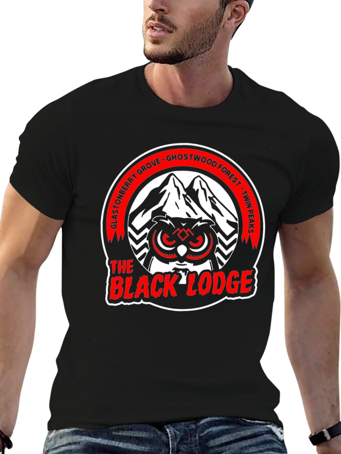 Twin Peaks Black Lodge Owl T-Shirt