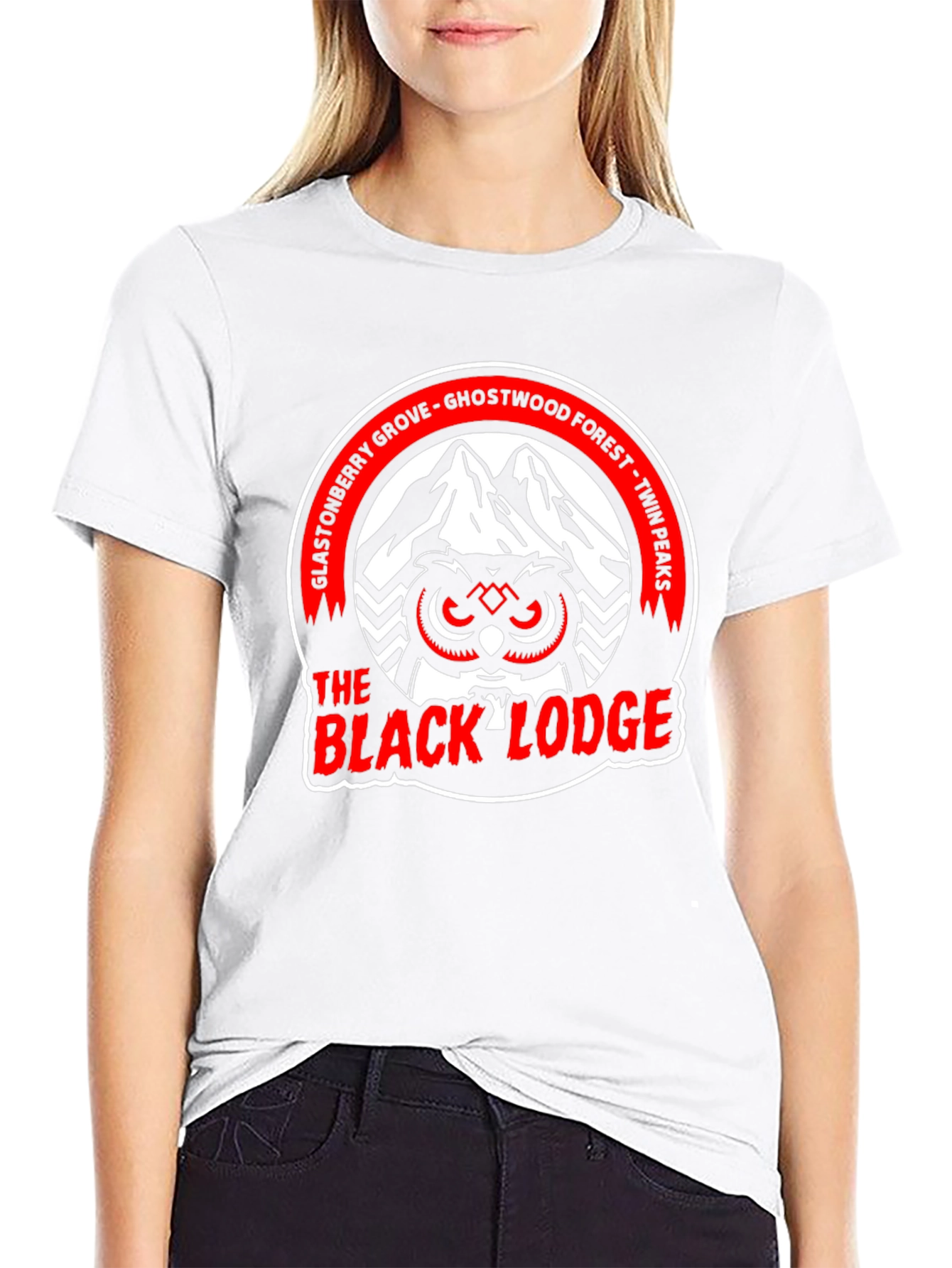 Twin Peaks Black Lodge Owl T-Shirt