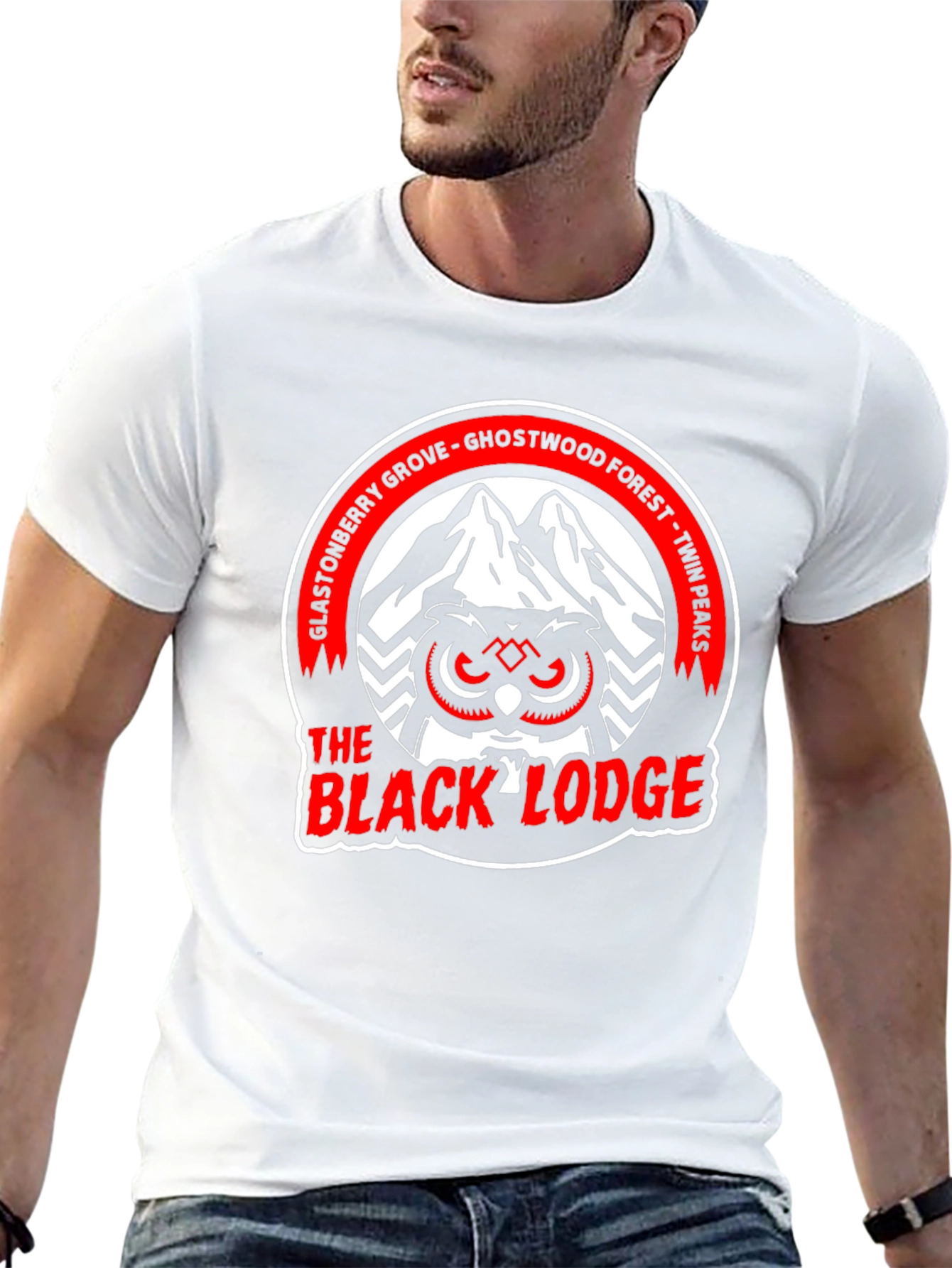 Twin Peaks Black Lodge Owl T-Shirt