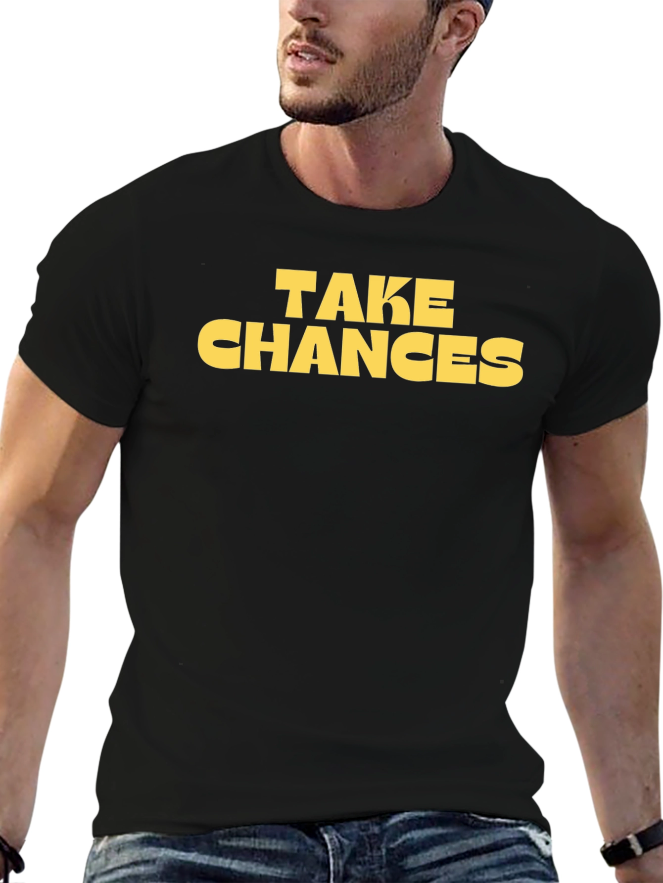 Take Chances Graphic Tee - Bold Statement Shirt