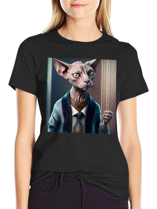 Sophisticated Sphynx Cat T-Shirt