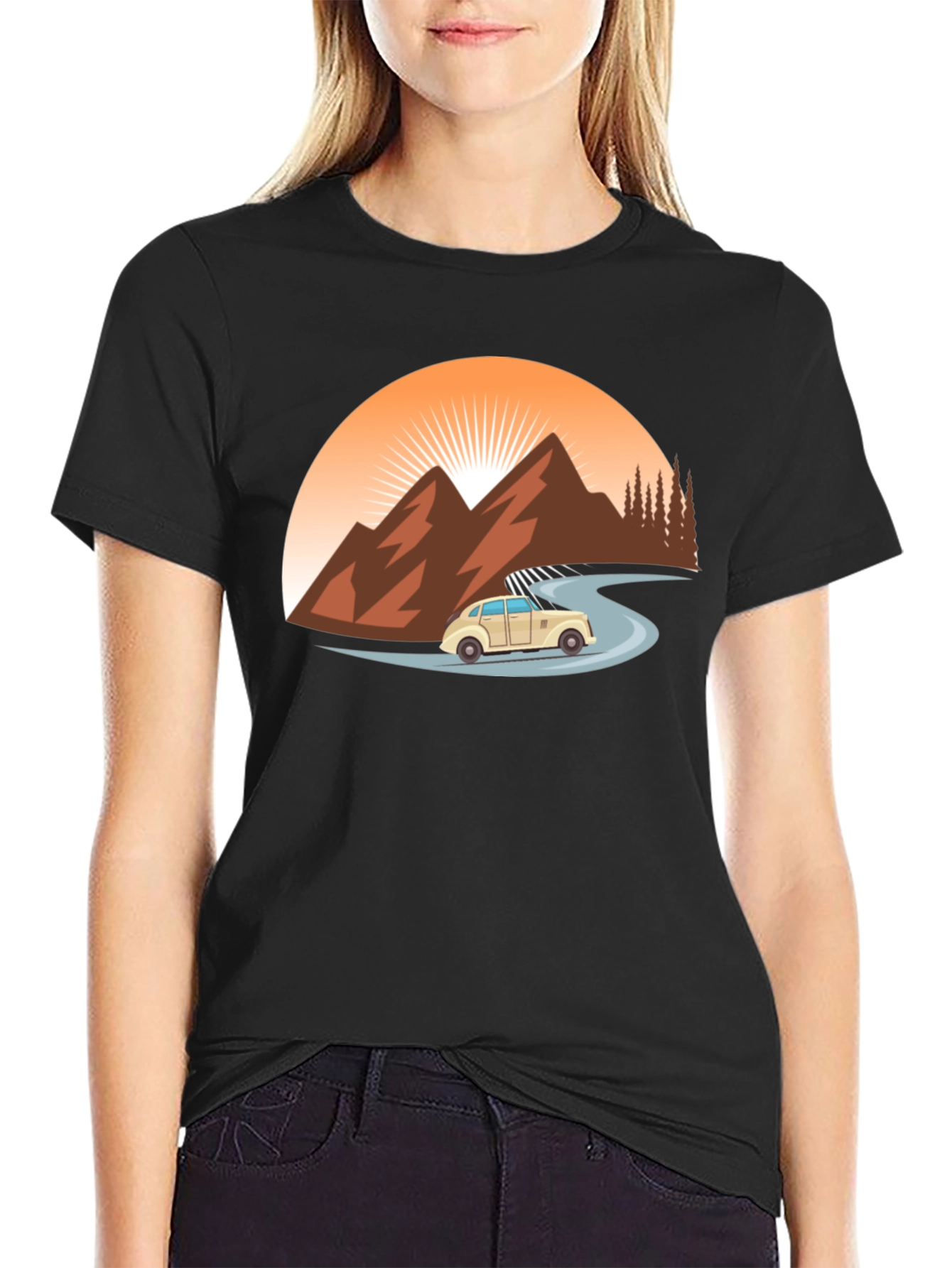Retro Road Trip T-Shirt - Adventure Awaits!
