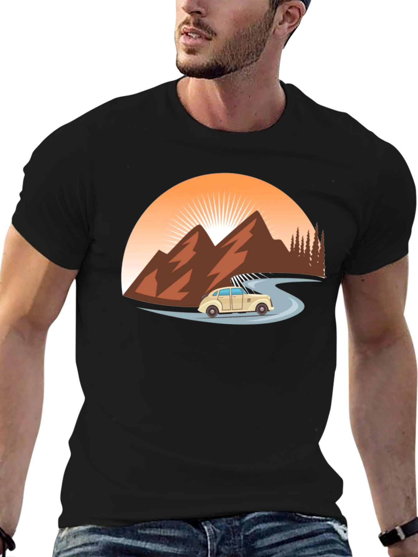 Retro Road Trip T-Shirt - Adventure Awaits!