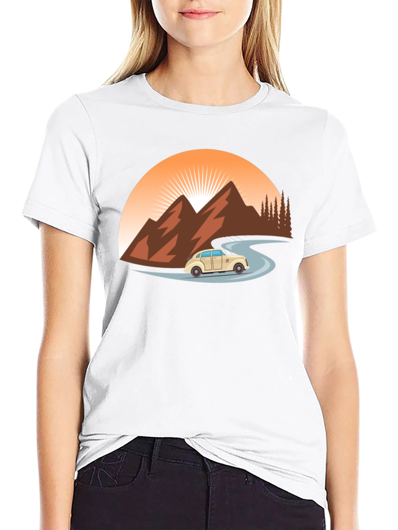 Retro Road Trip T-Shirt - Adventure Awaits!