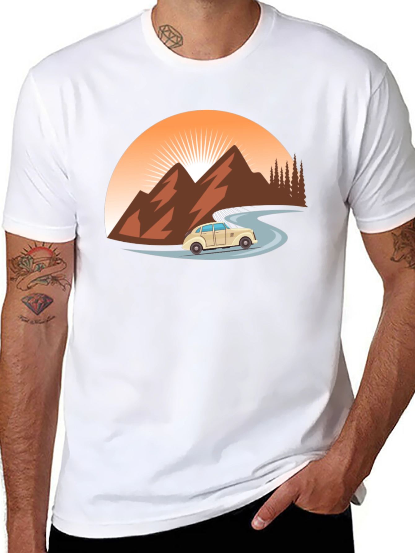 Retro Road Trip T-Shirt - Adventure Awaits!