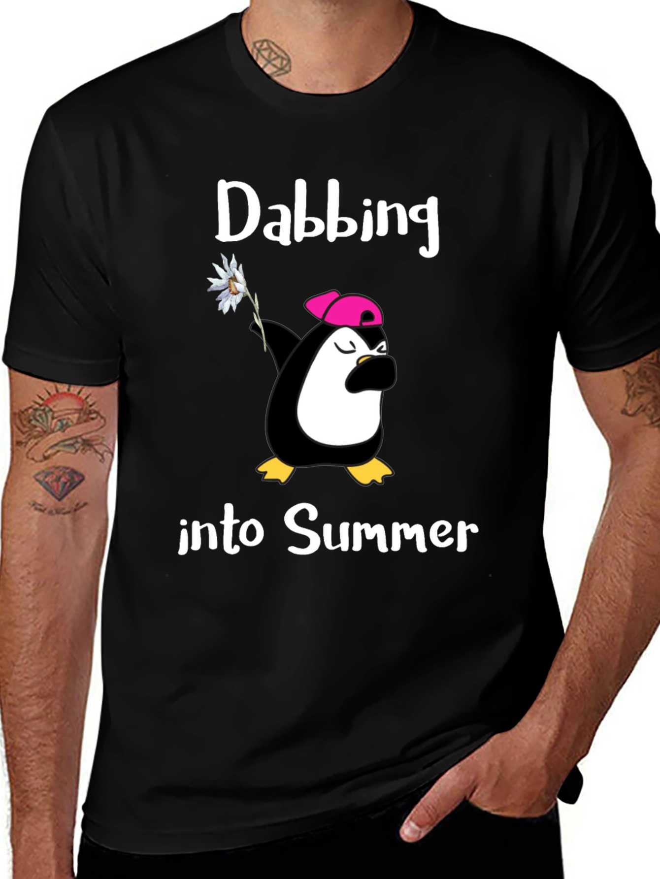 Dabbing Penguin Summer T-Shirt