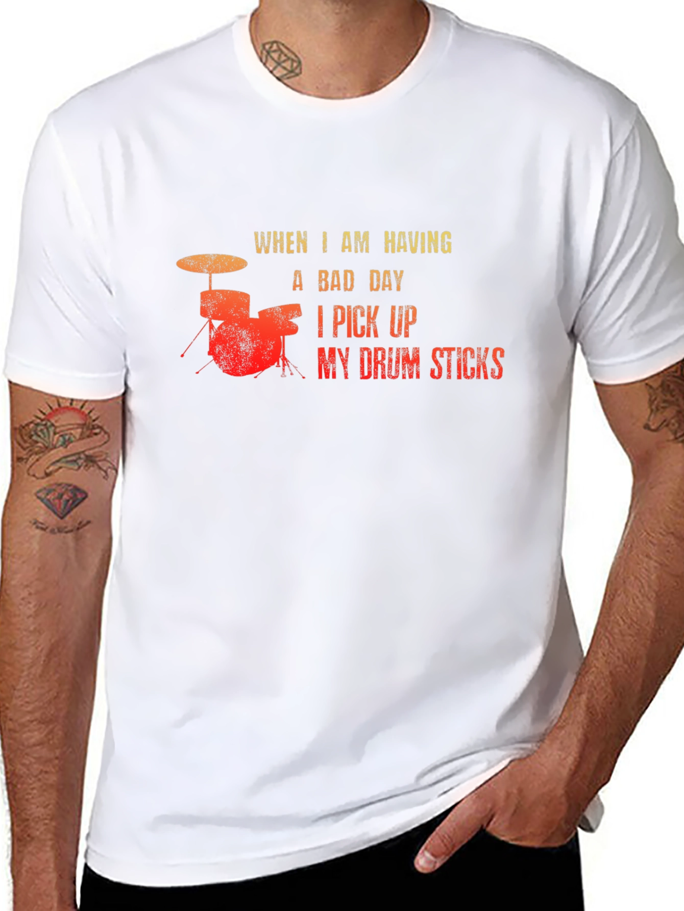 Drum Sticks T-Shirt - Musician Gift