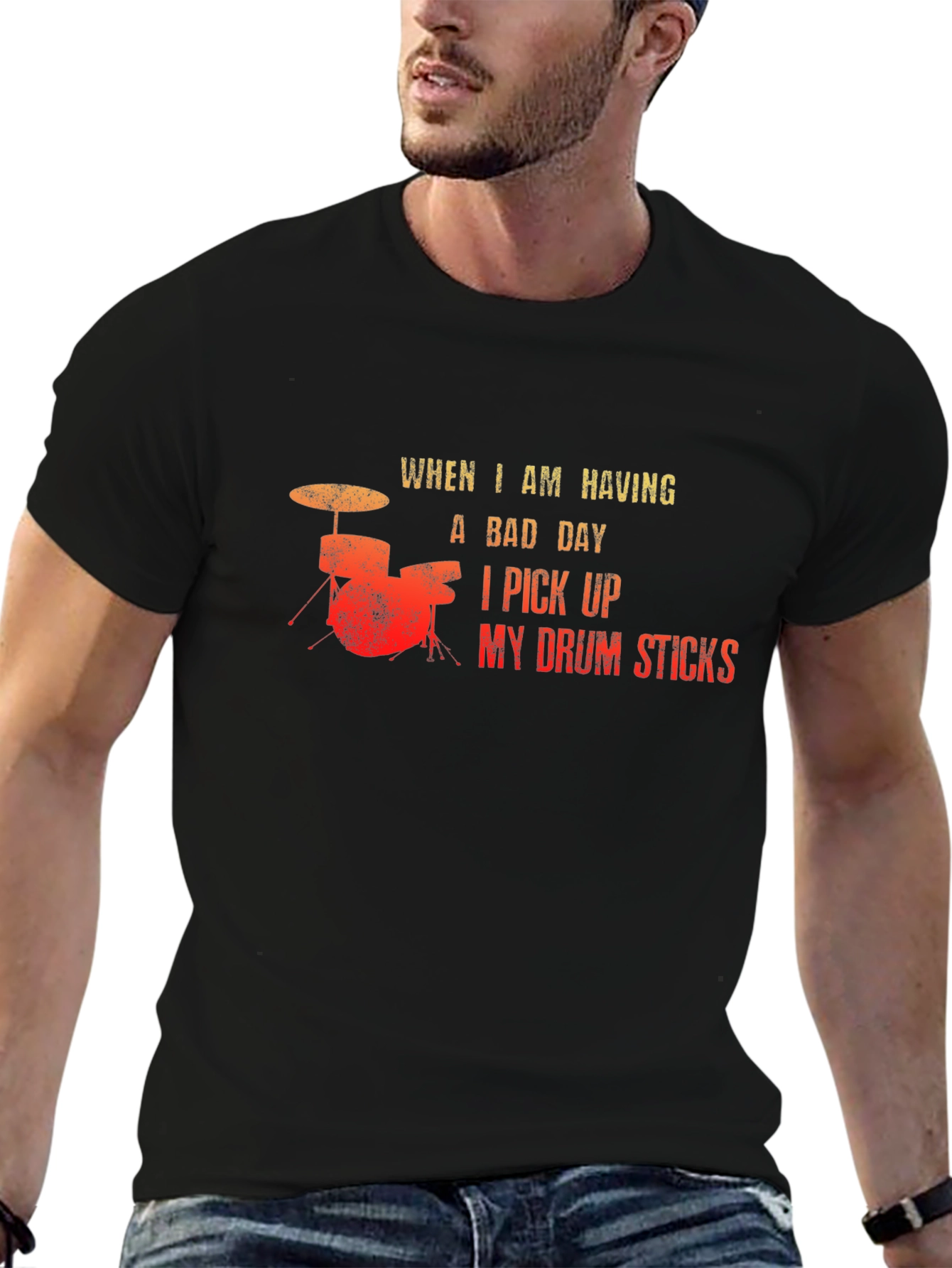 Drum Sticks T-Shirt - Musician Gift
