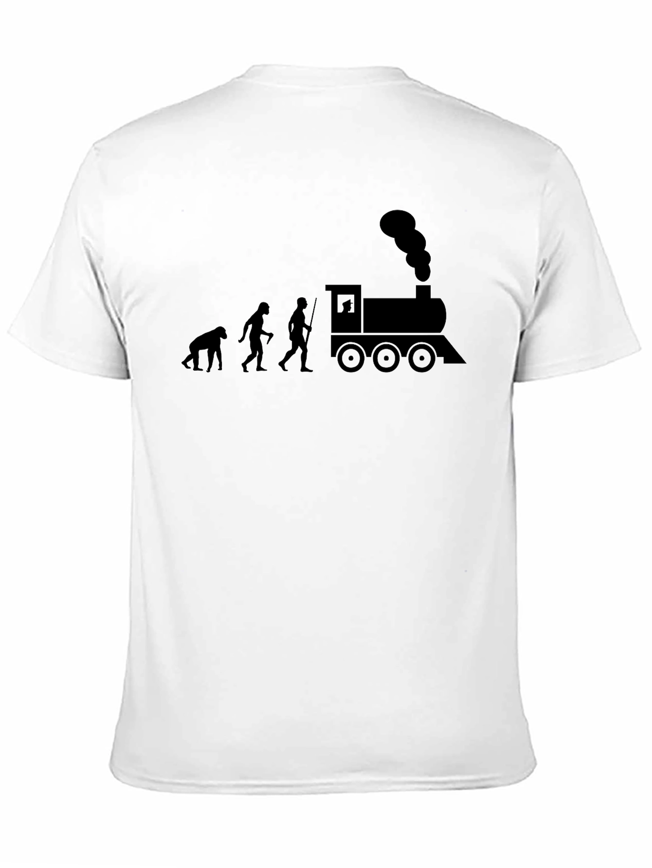 Evolution to Train Black T-Shirt