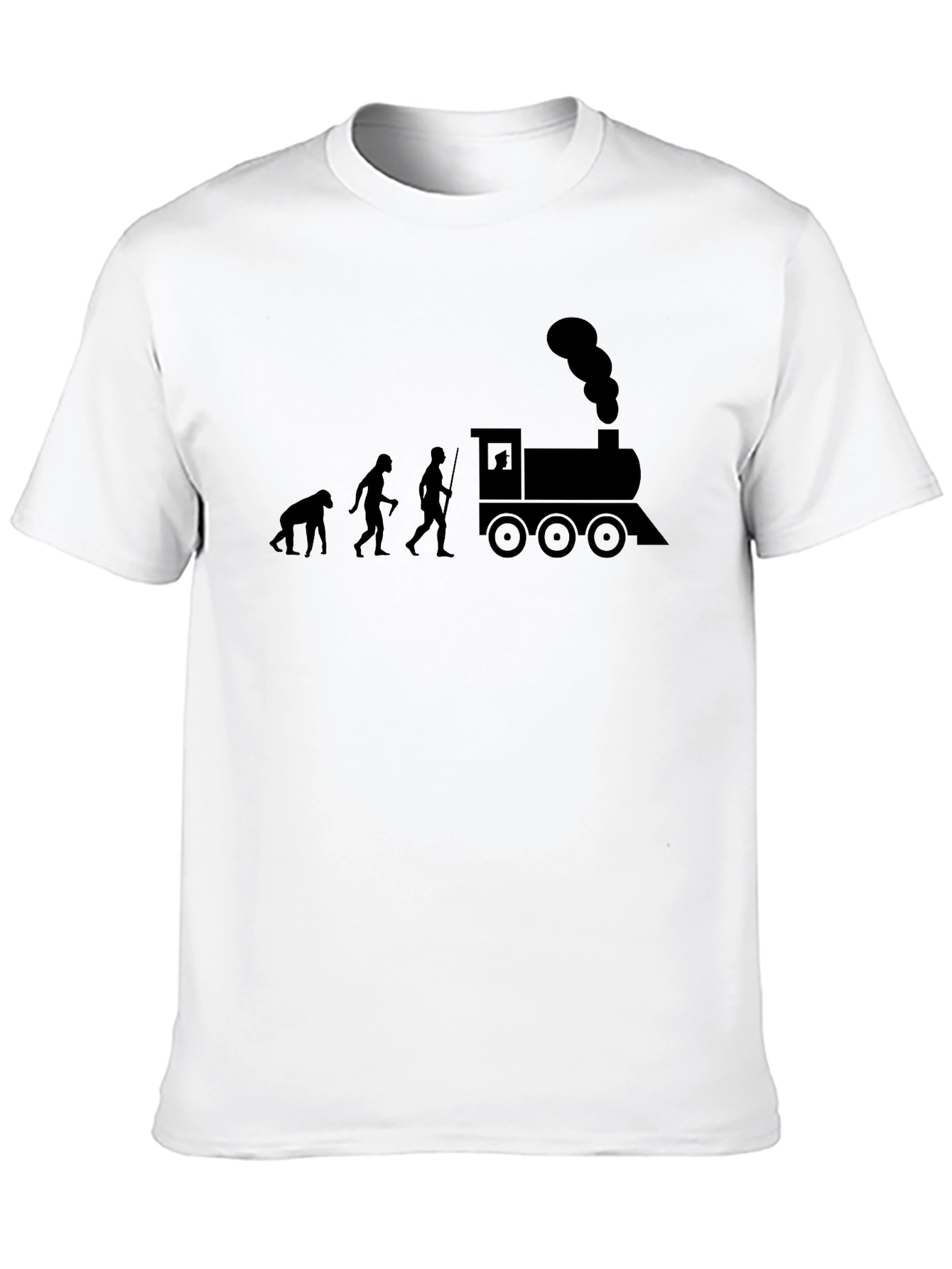 Evolution to Train Black T-Shirt