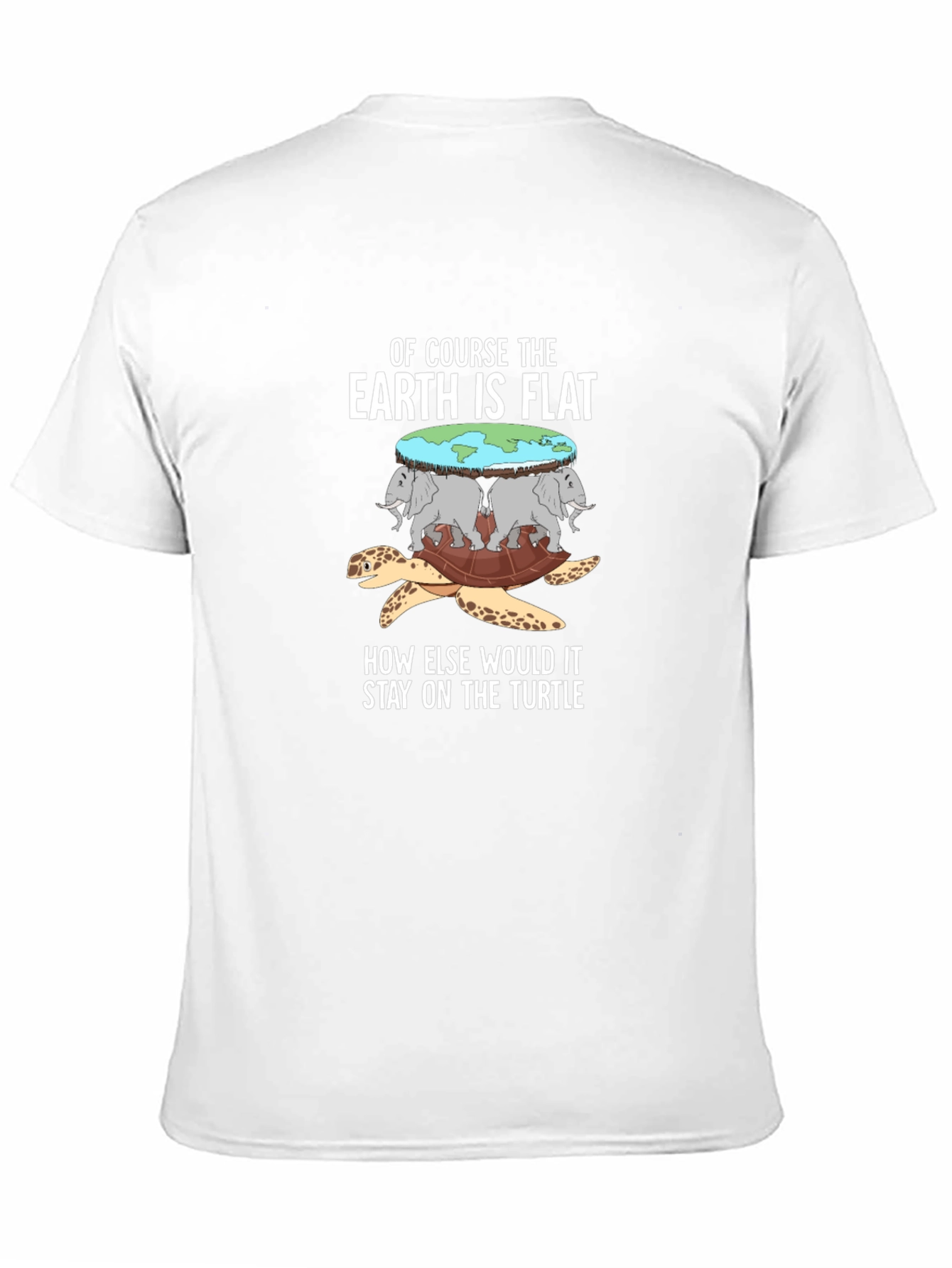 Flat Earth Turtle T-Shirt