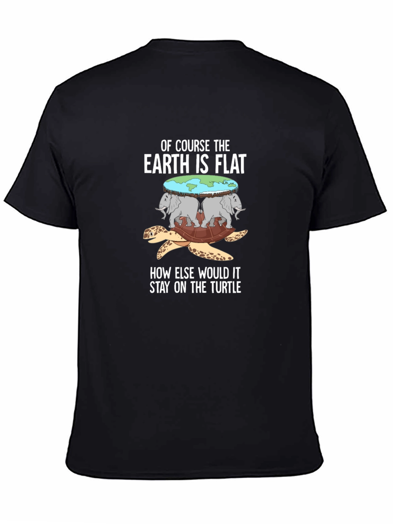 Flat Earth Turtle T-Shirt