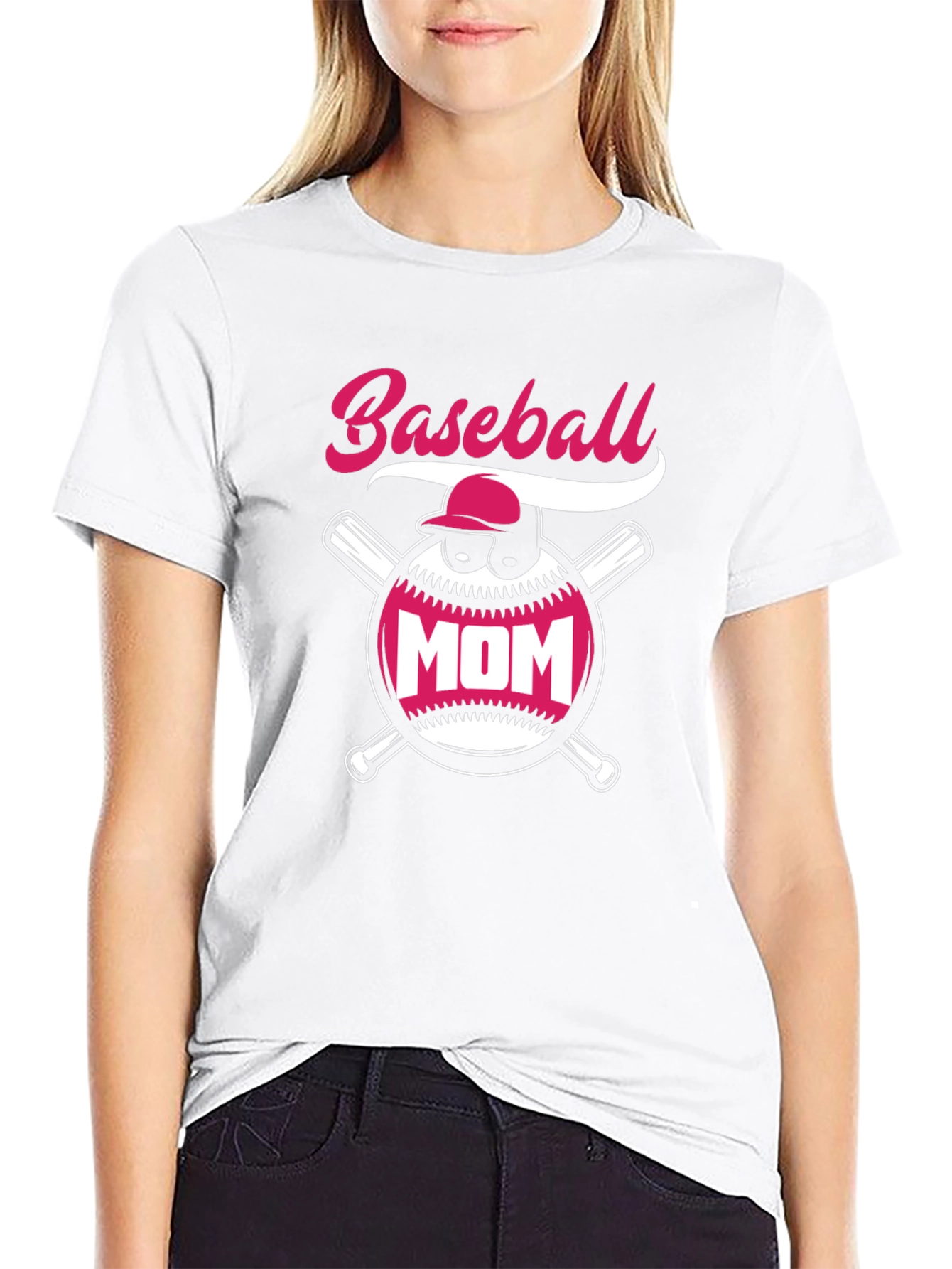 Baseball Mom Graphic T-Shirt