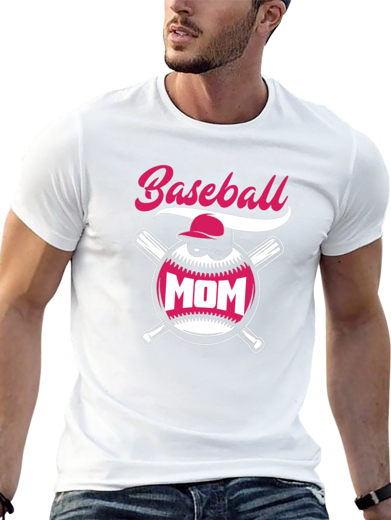 Baseball Mom Graphic T-Shirt
