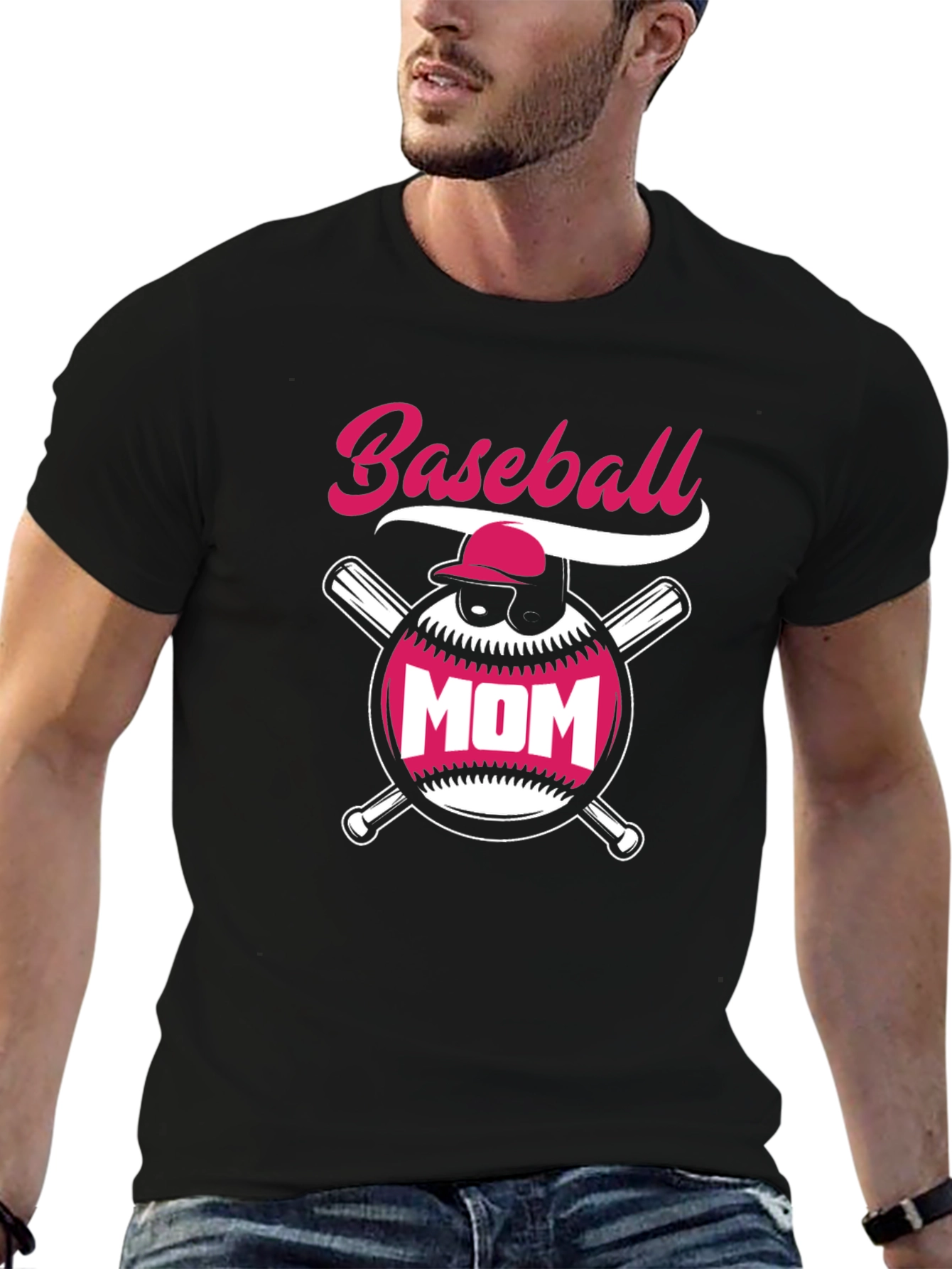 Baseball Mom Graphic T-Shirt
