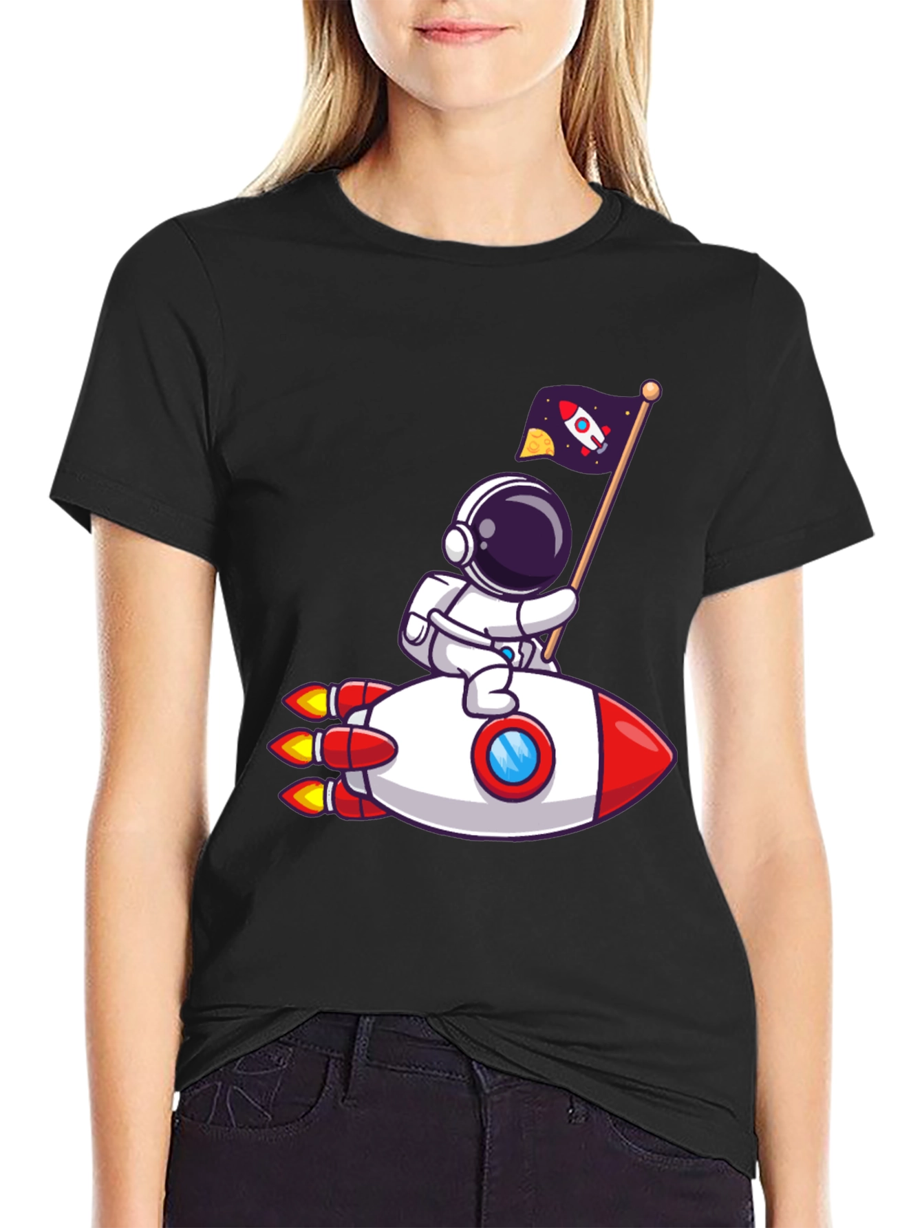 Astronaut Rocket T-Shirt - Space Adventure!