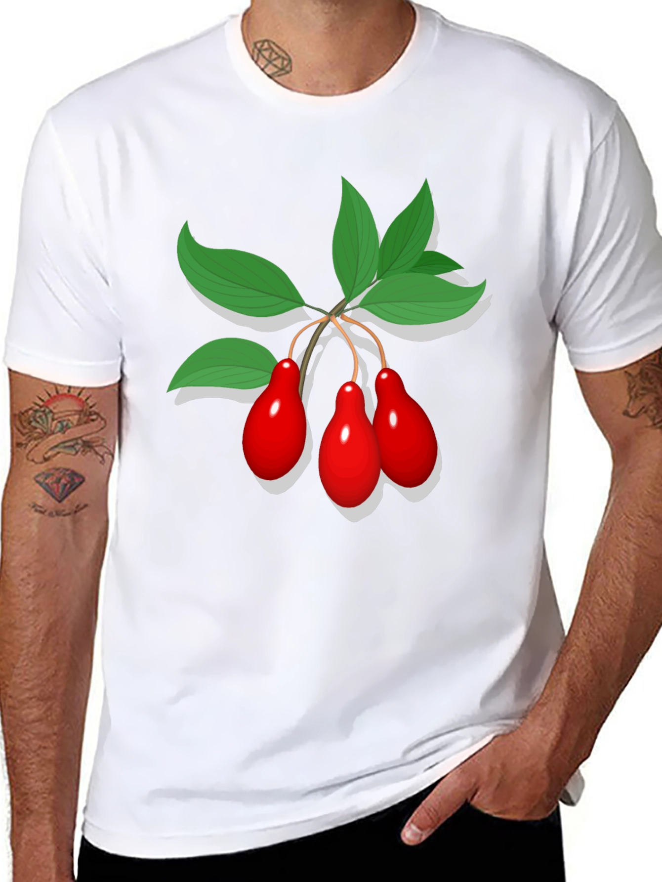 Dogwood Fruit Graphic Tee - Premium Comfort