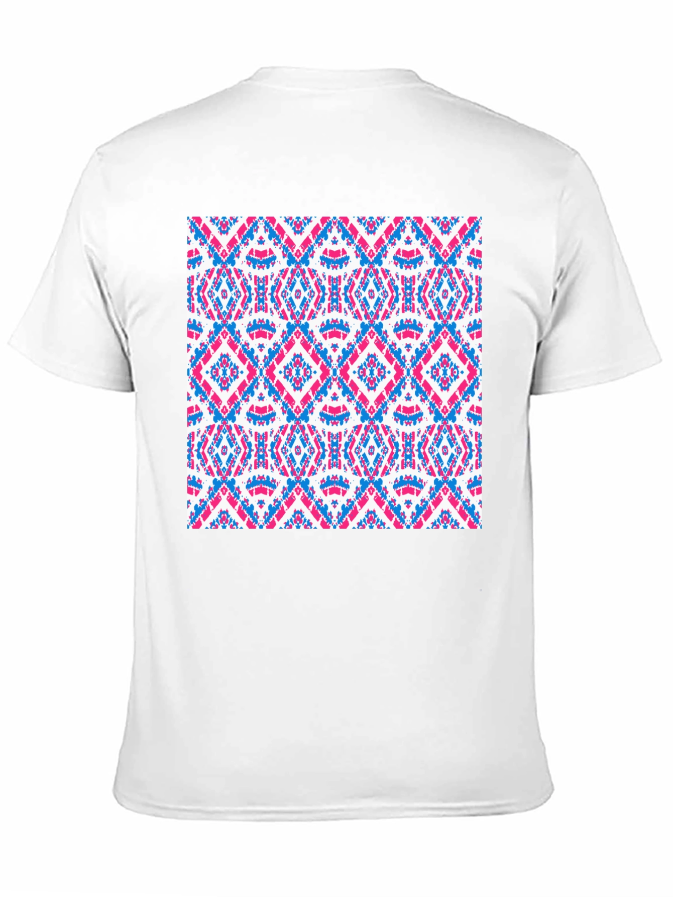 Aztec Pattern Graphic Print Mens T-Shirt