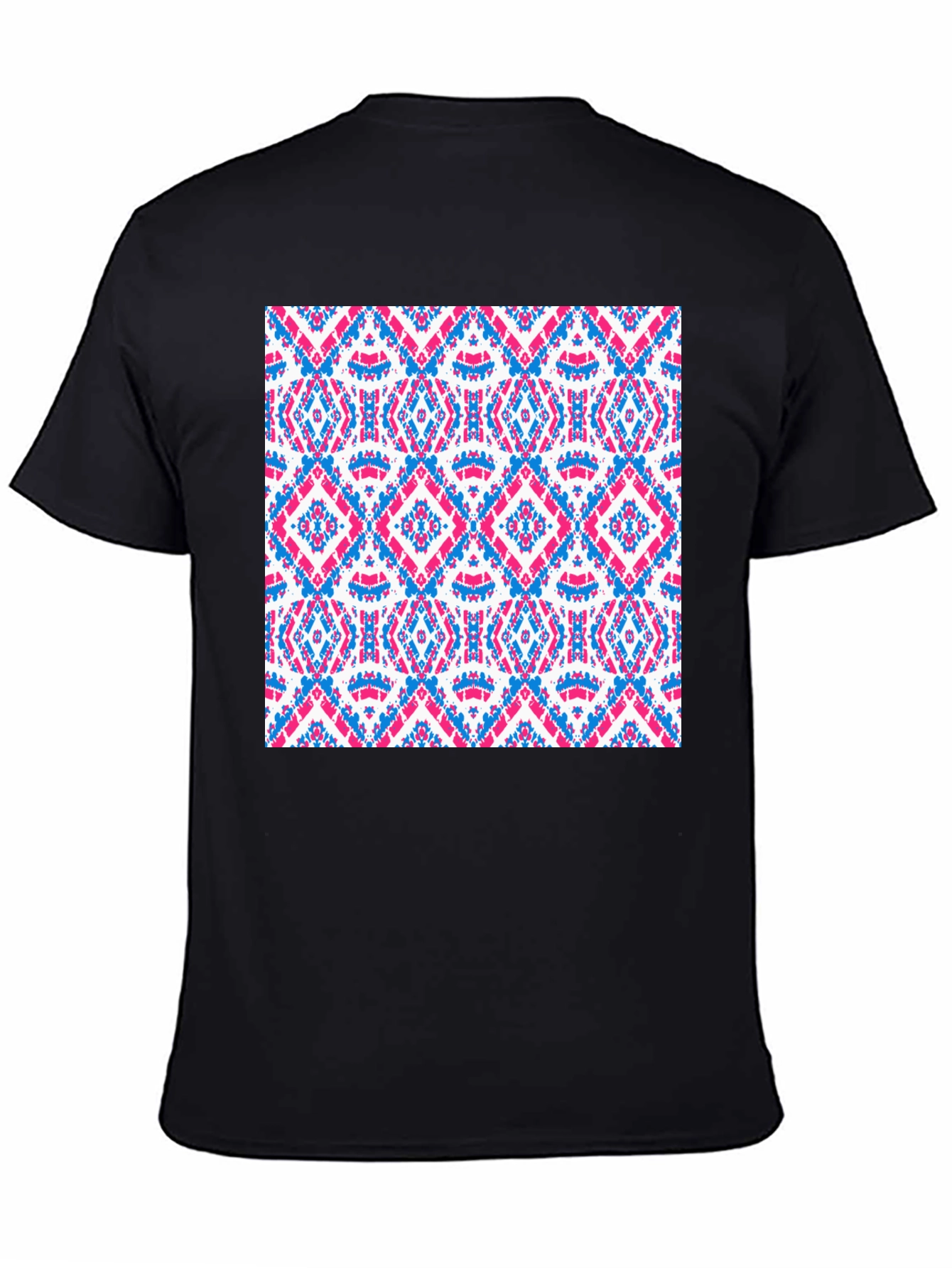 Aztec Pattern Graphic Print Mens T-Shirt