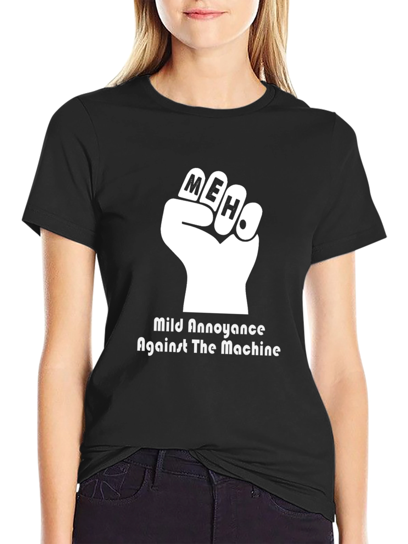 Meh! Mild Annoyance T-Shirt Funny Novelty Tee