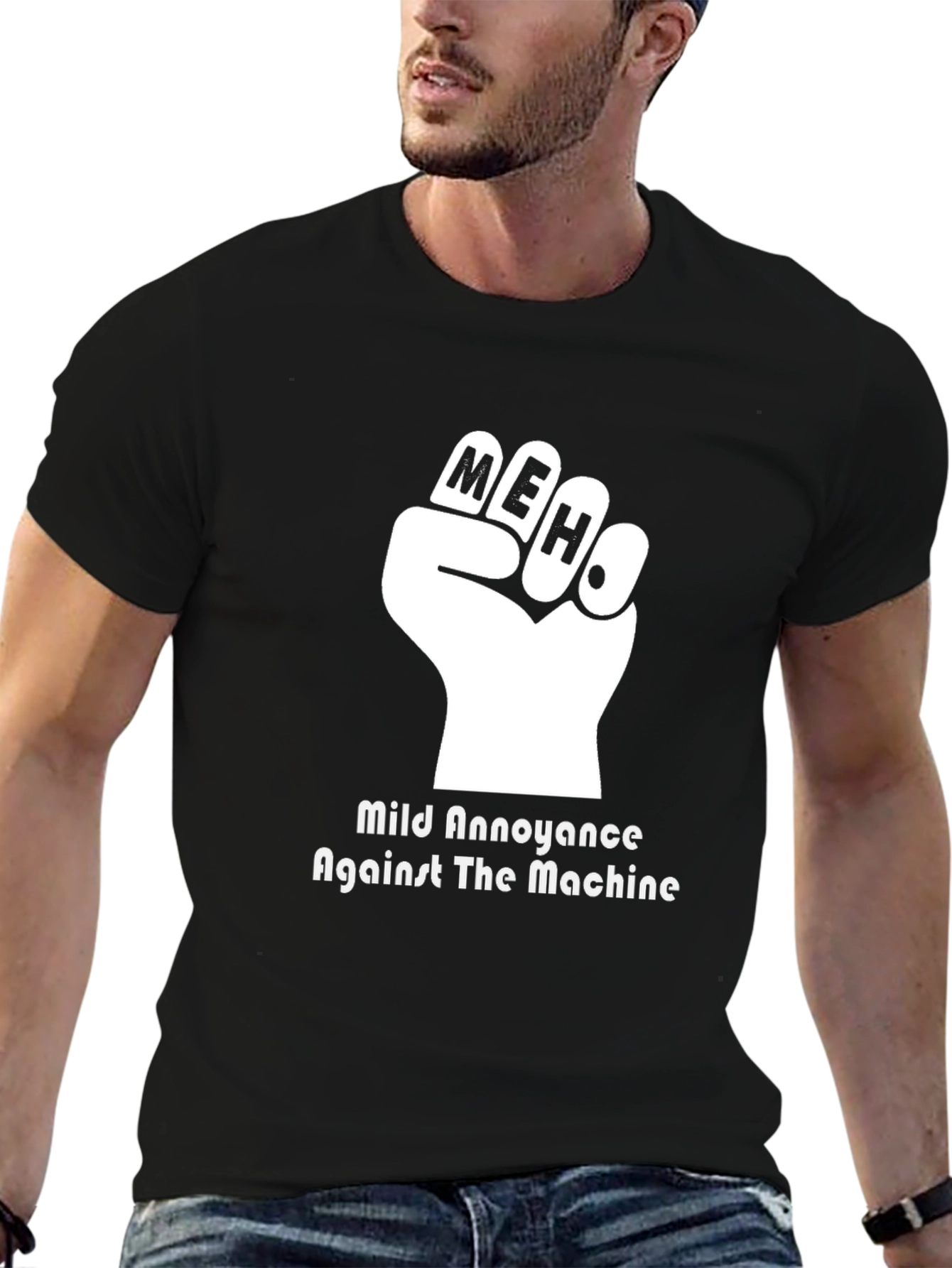 Meh! Mild Annoyance T-Shirt Funny Novelty Tee