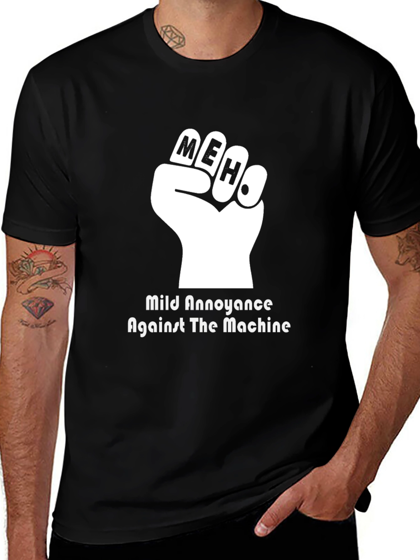 Meh! Mild Annoyance T-Shirt Funny Novelty Tee
