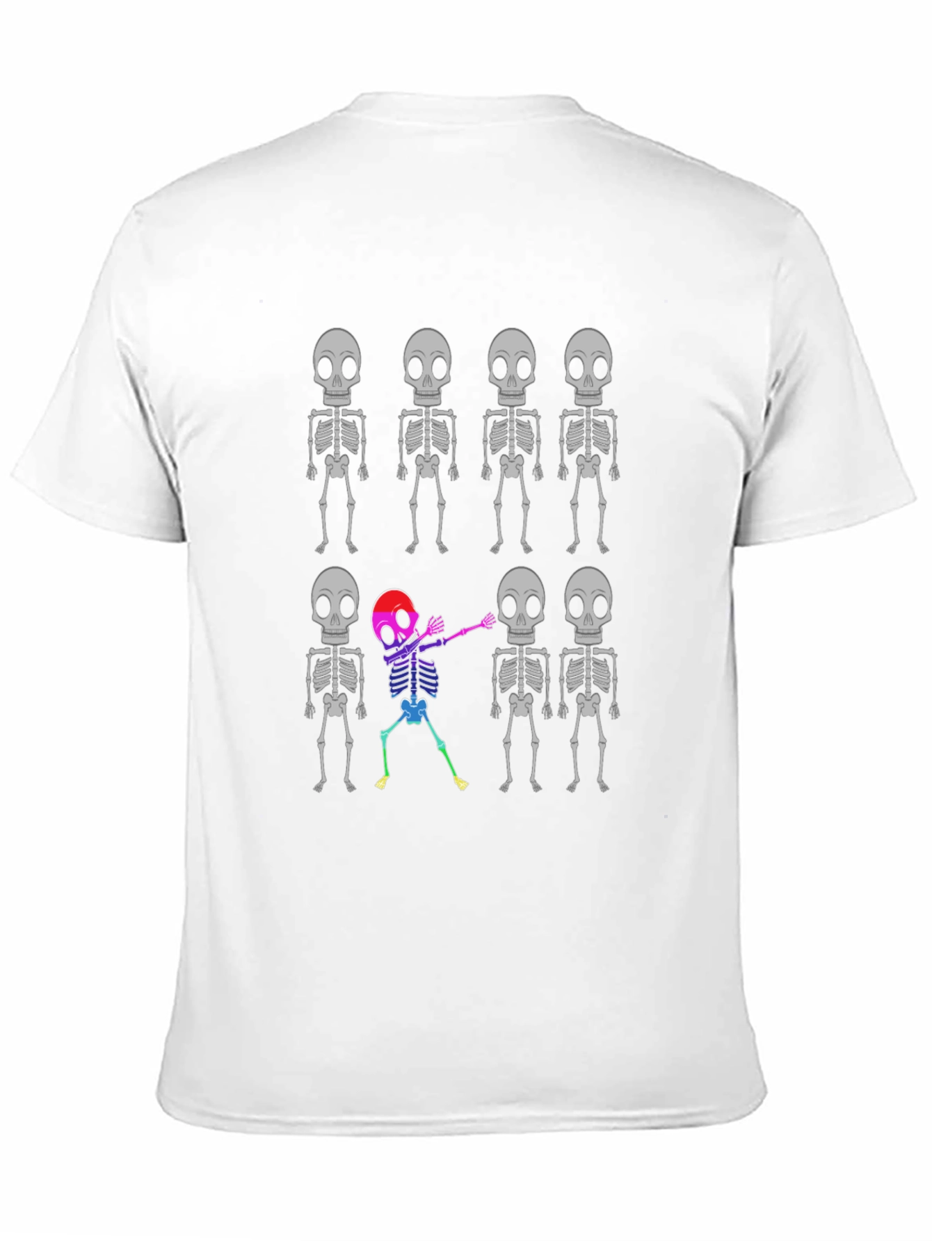 Skeleton Dabbing T-Shirt - Halloween Novelty Tee