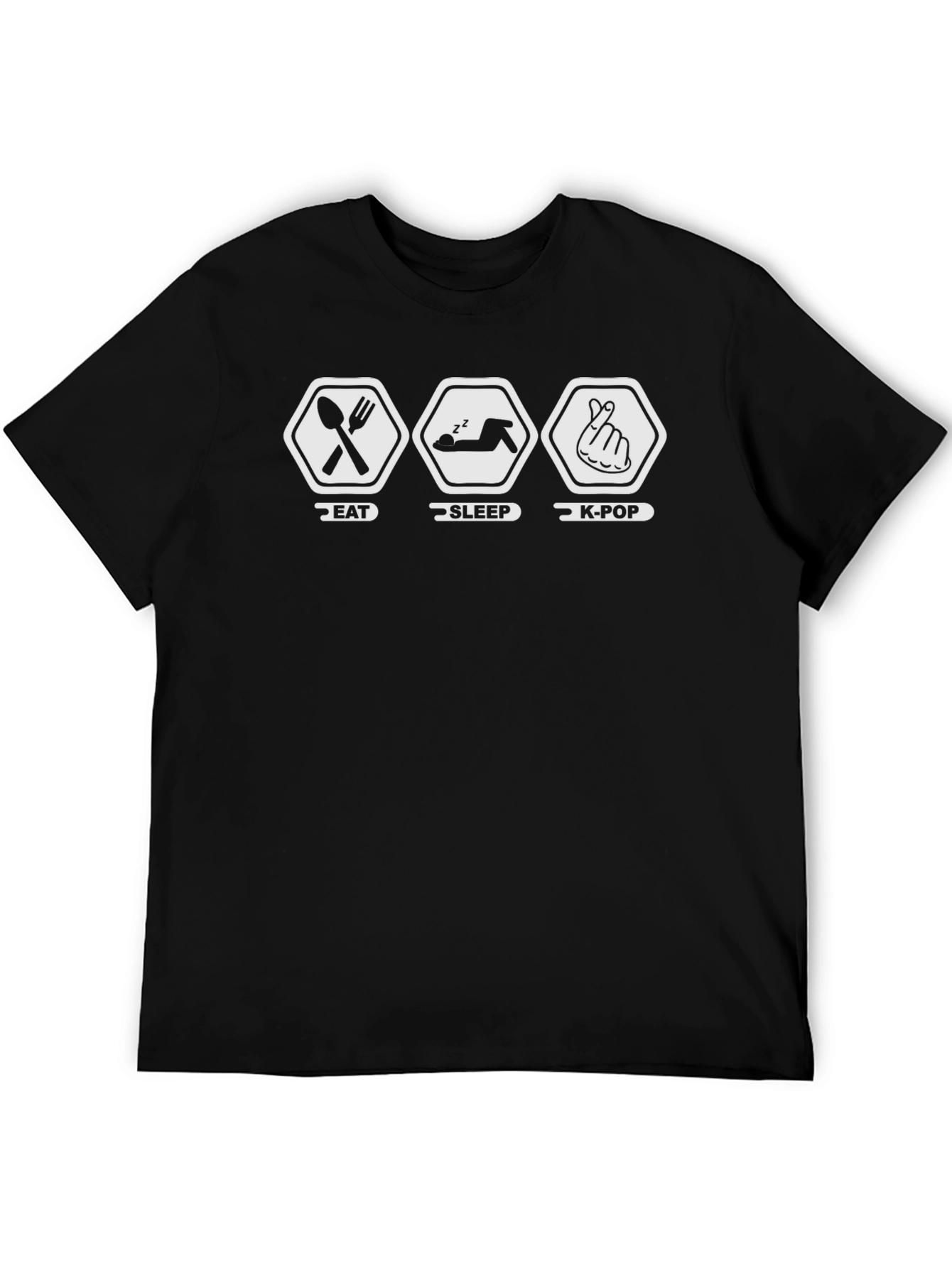 Eat Sleep K-Pop T-Shirt - Trendy Music Fan Apparel
