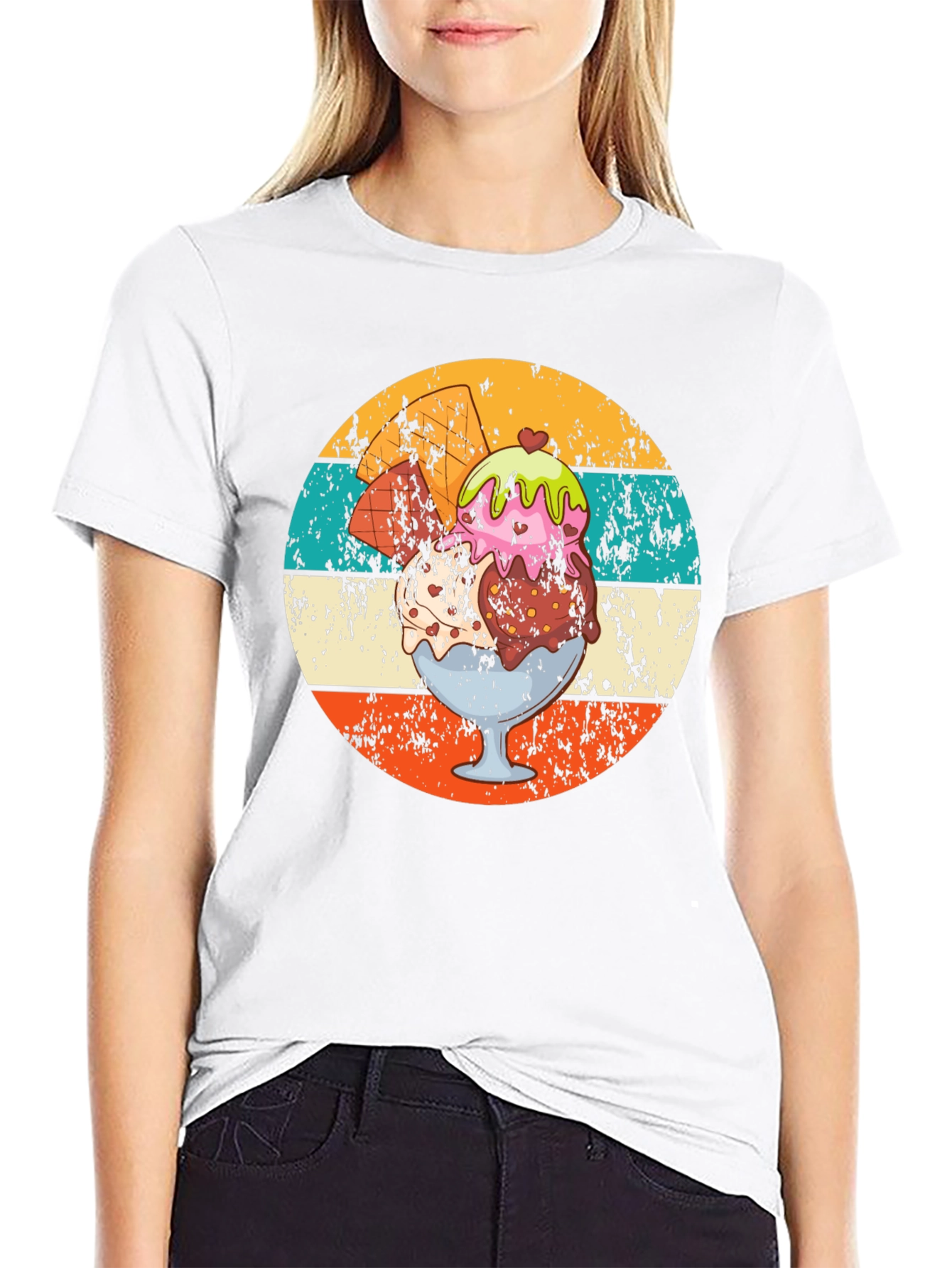 Retro Ice Cream Graphic Tee