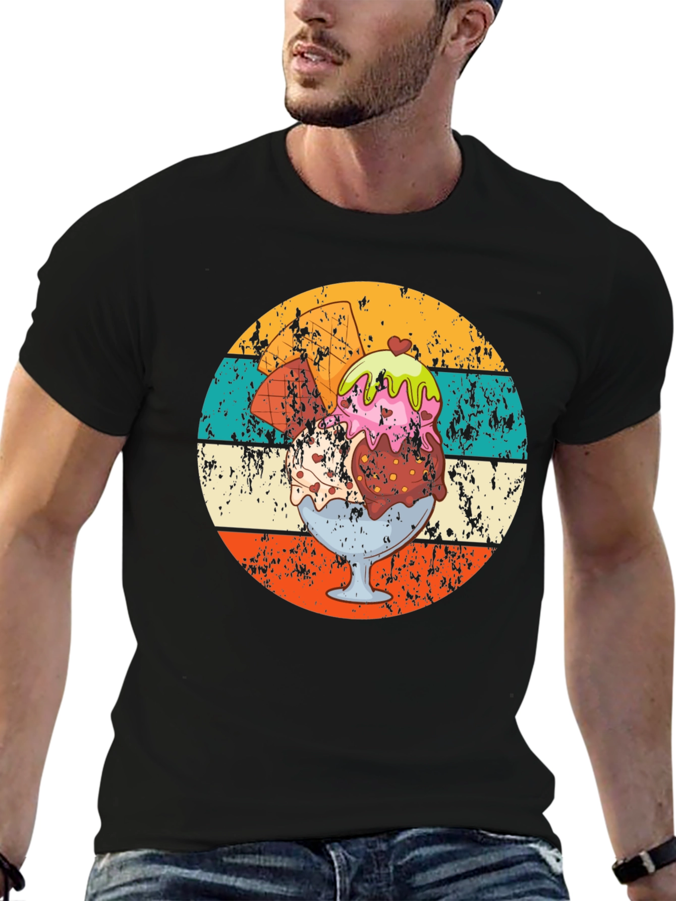 Retro Ice Cream Graphic Tee