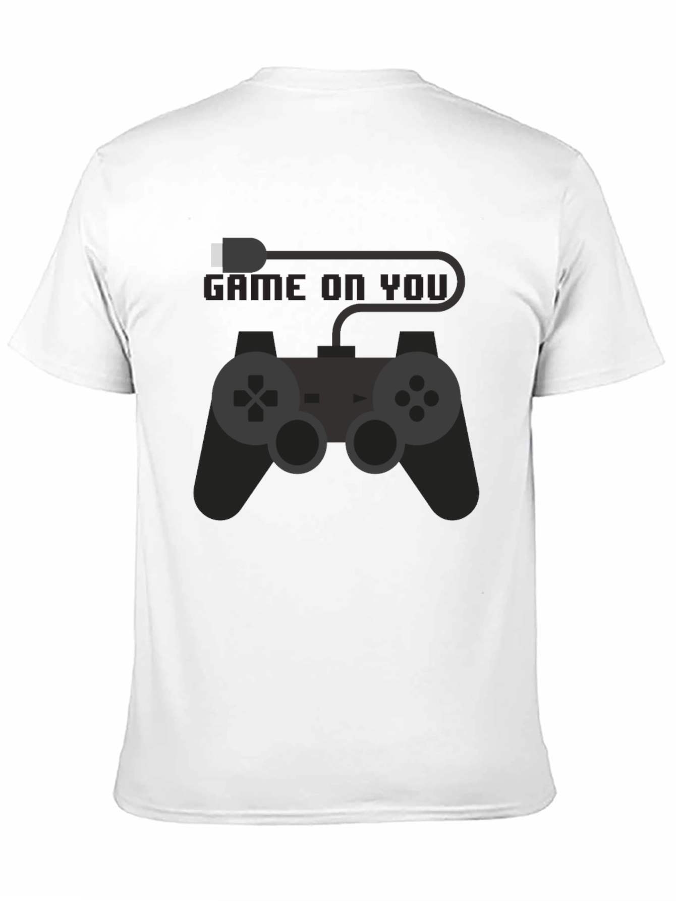 Game On You Black T-Shirt - Gamer Style