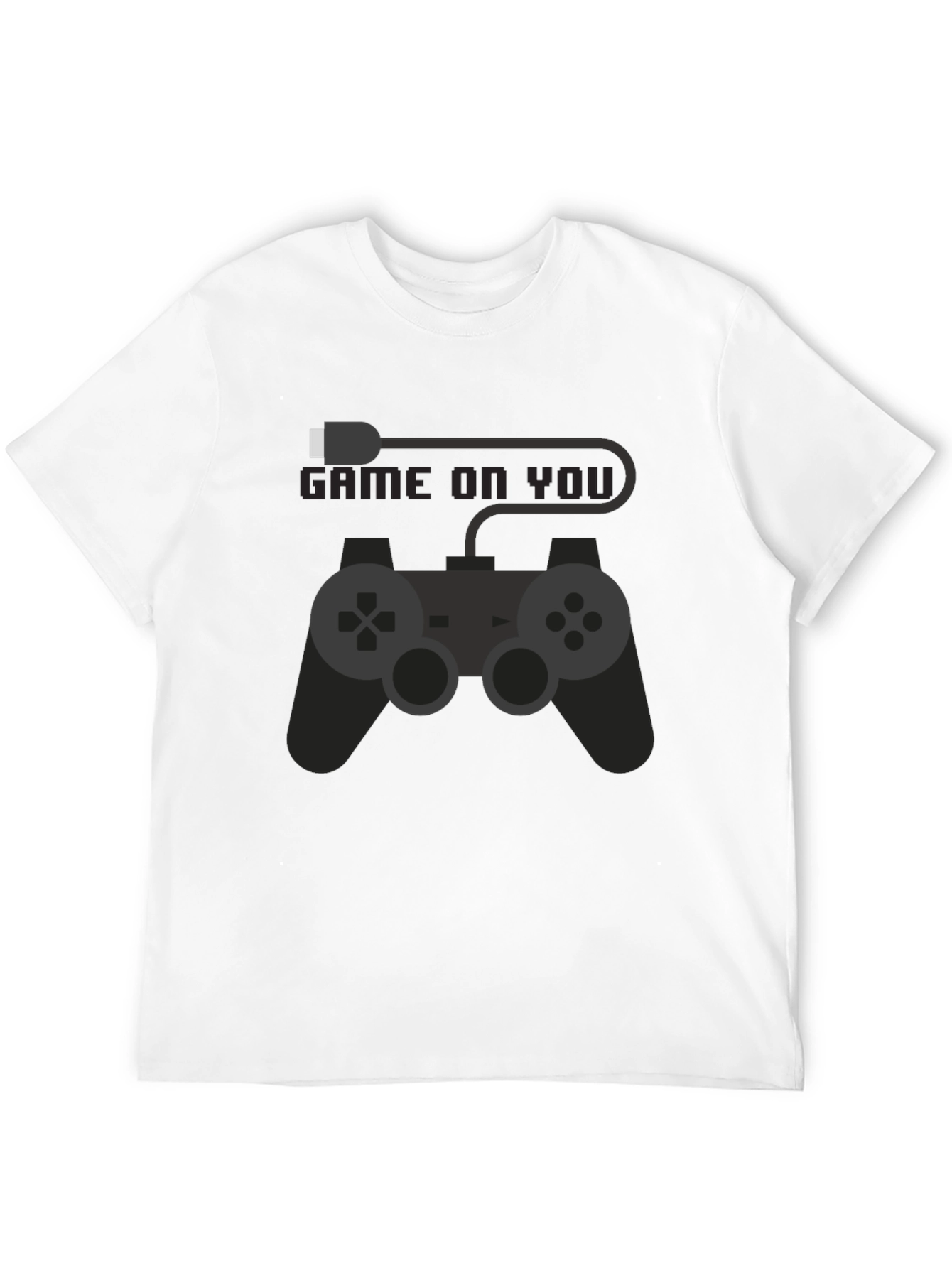 Game On You Black T-Shirt - Gamer Style