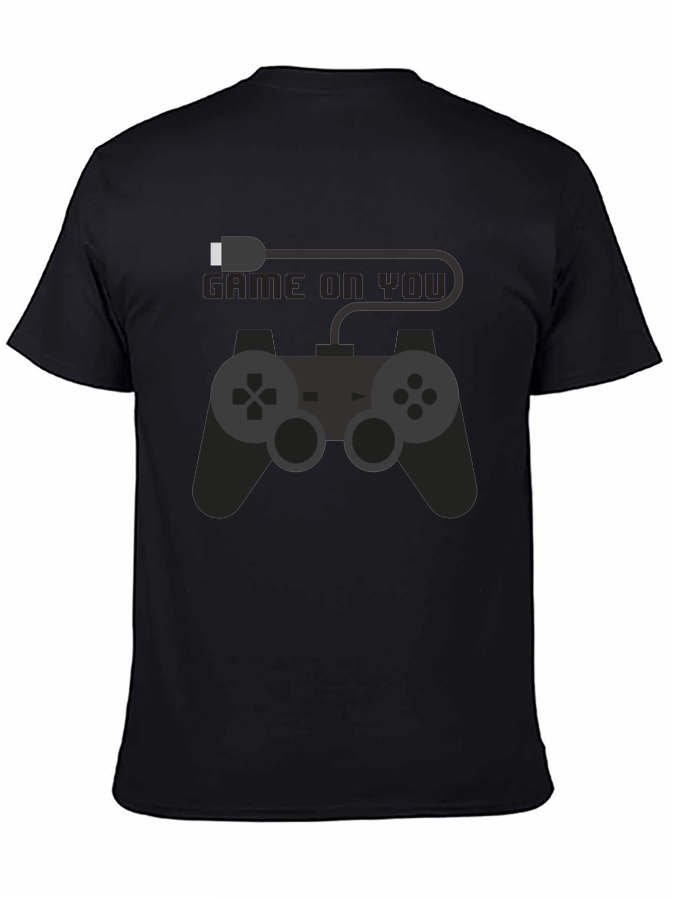 Game On You Black T-Shirt - Gamer Style