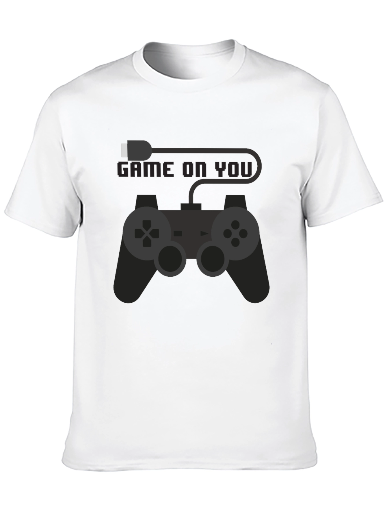 Game On You Black T-Shirt - Gamer Style