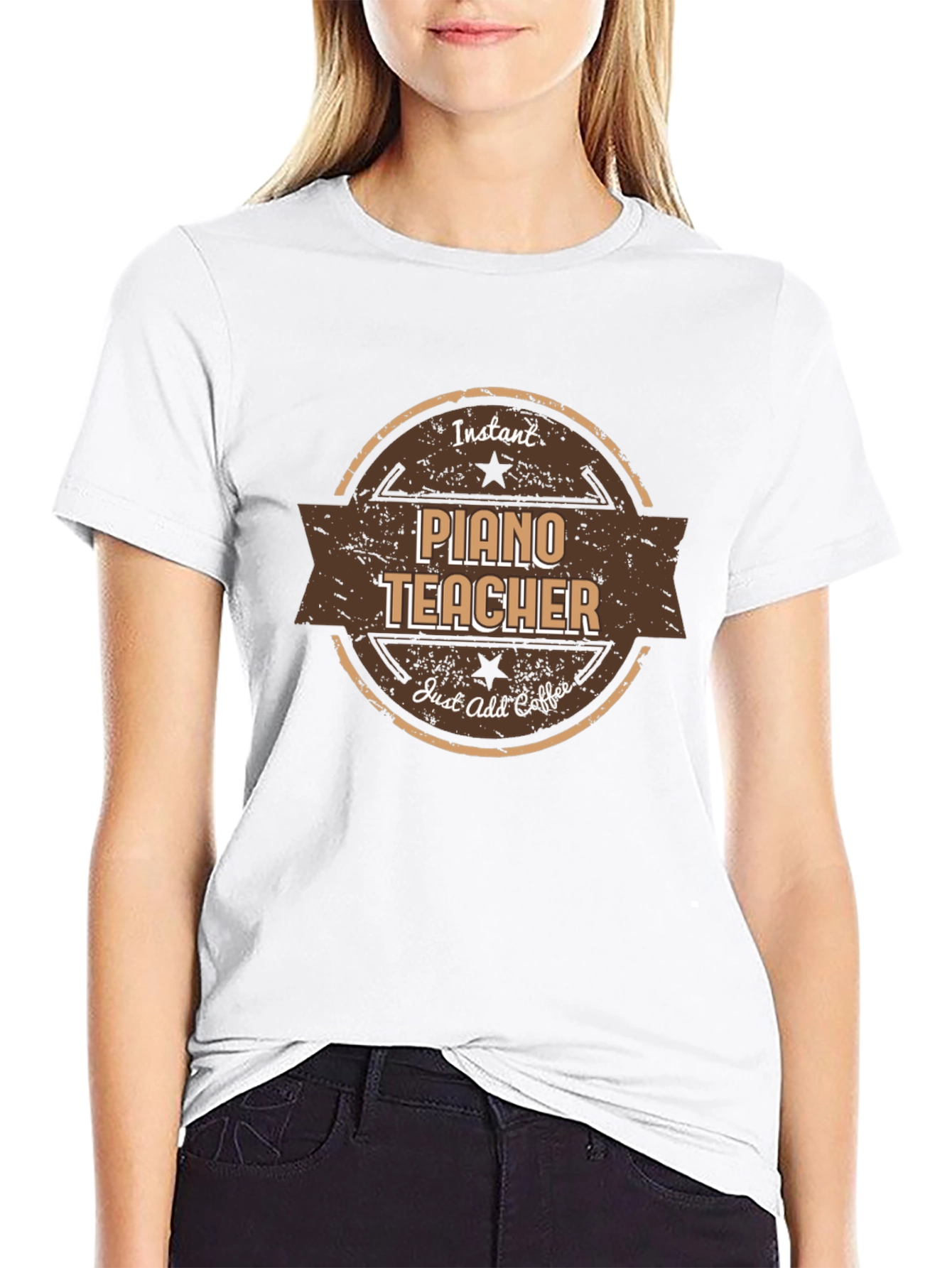 Instant Piano Teacher Coffee T-Shirt