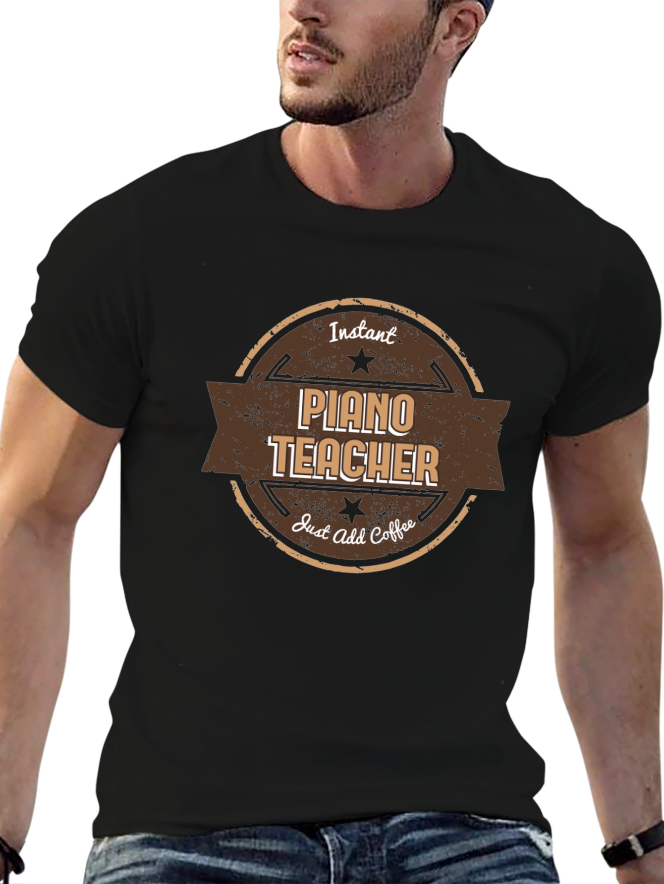 Instant Piano Teacher Coffee T-Shirt