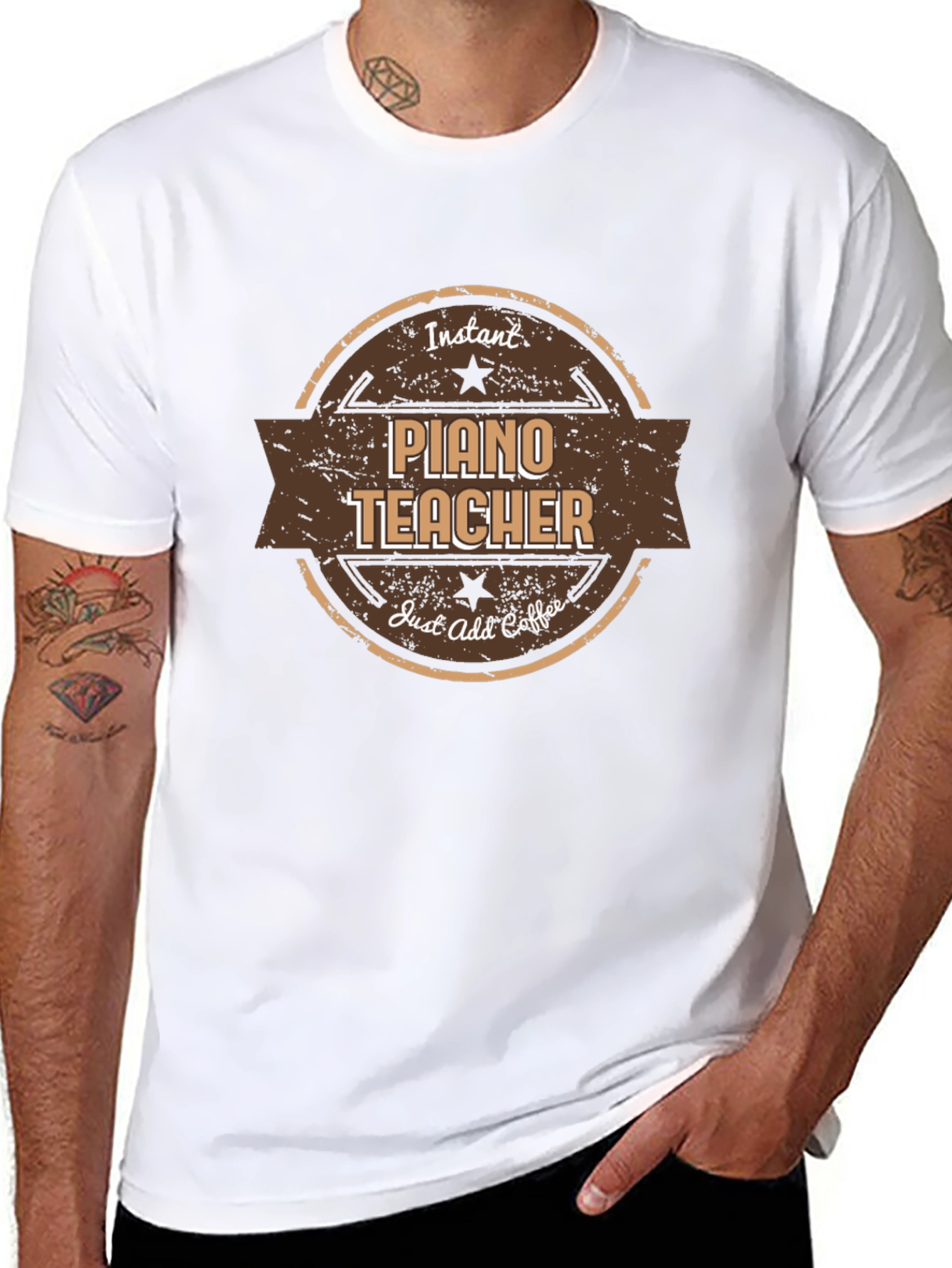 Instant Piano Teacher Coffee T-Shirt
