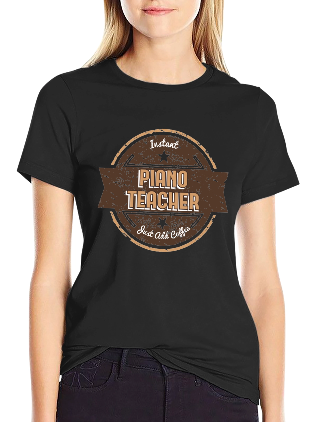 Instant Piano Teacher Coffee T-Shirt