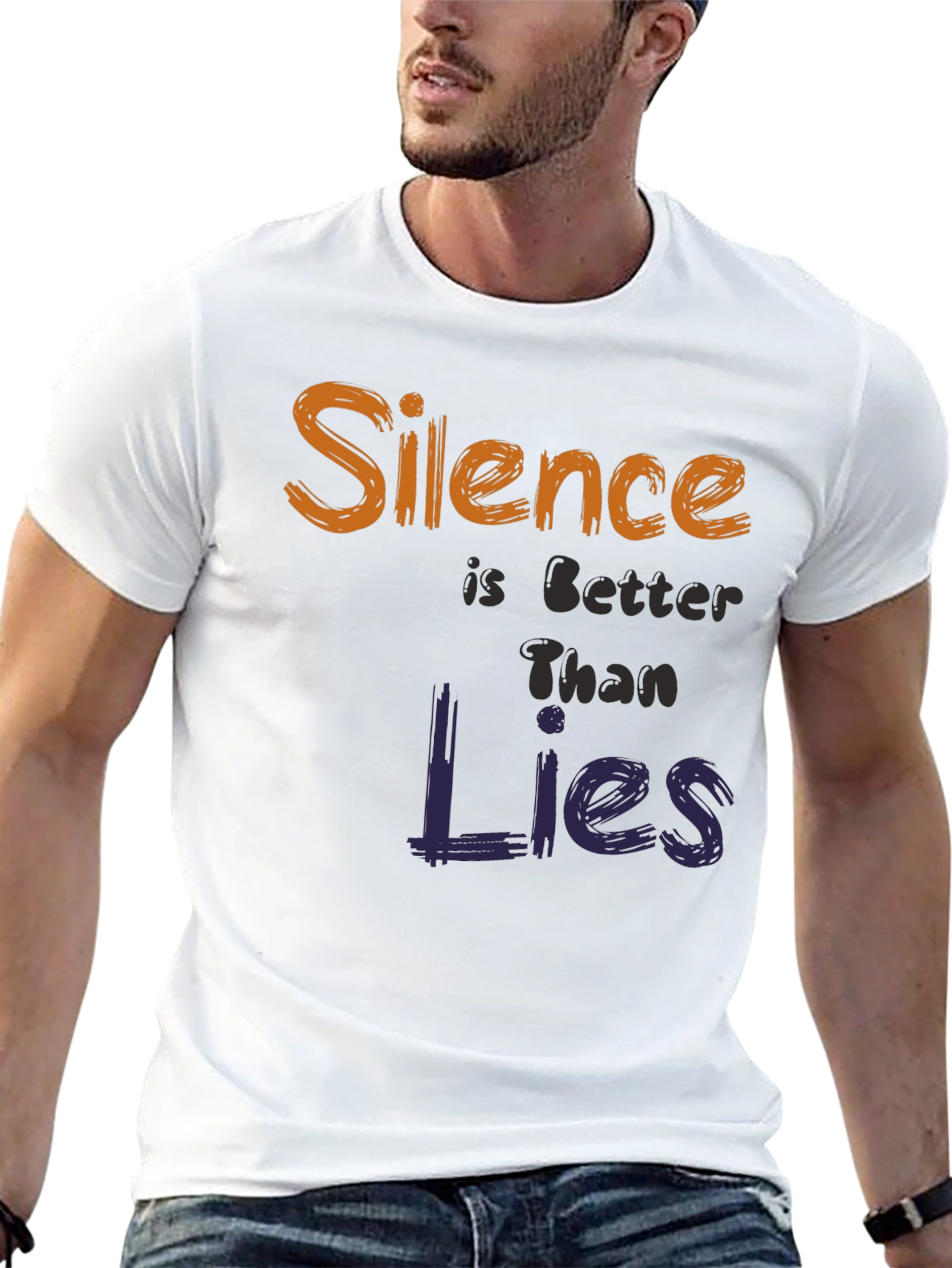 Silence is Better Than Lies T-Shirt - Unique Design