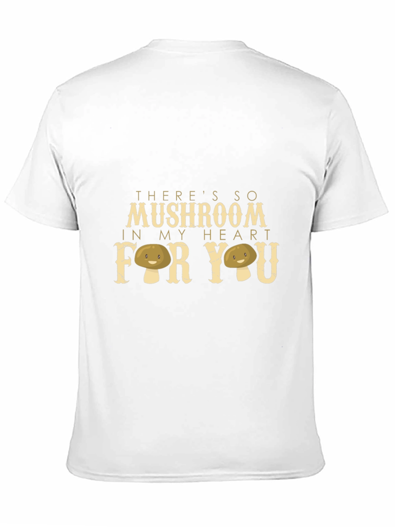 Mushroom Heart Graphic Tee - Unique Design