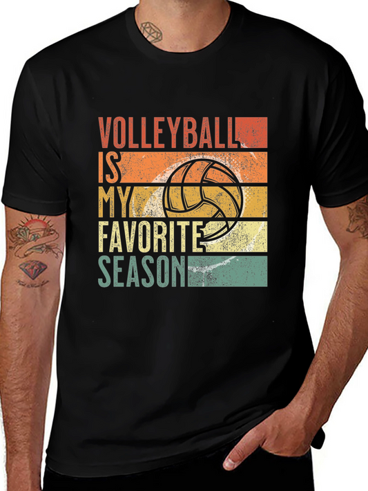 Volleyball Is My Favorite Season Graphic Tee